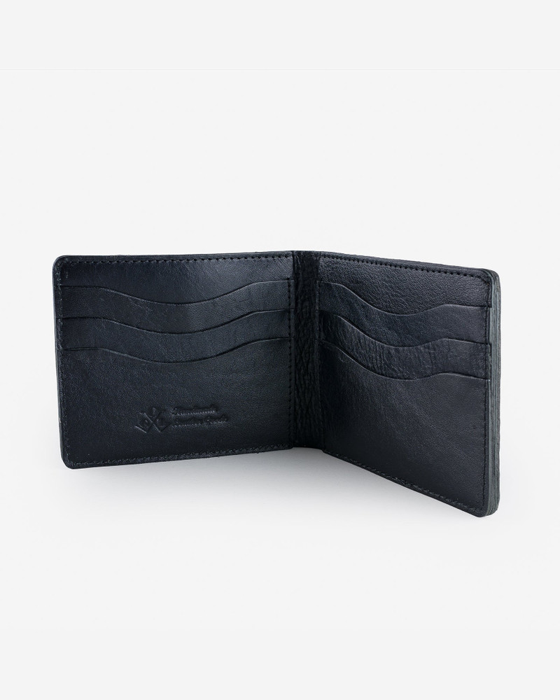 Iron Heart OGL-KINGSMAN-BF-TBLK OGL Kingsman Classic Bi Fold Wallet - Tumbled Black outlook