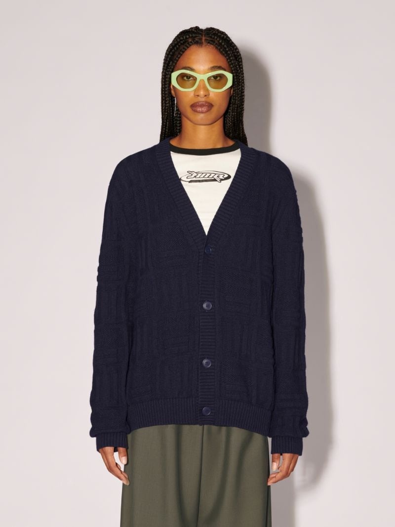 Monogram Knit Cardigan - 5