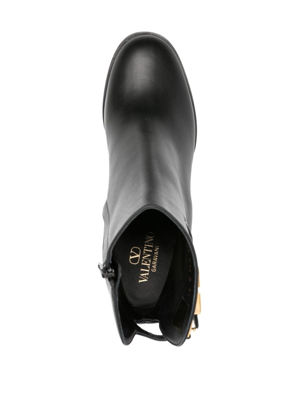 VLogo Signature 70mm leather boots - 4
