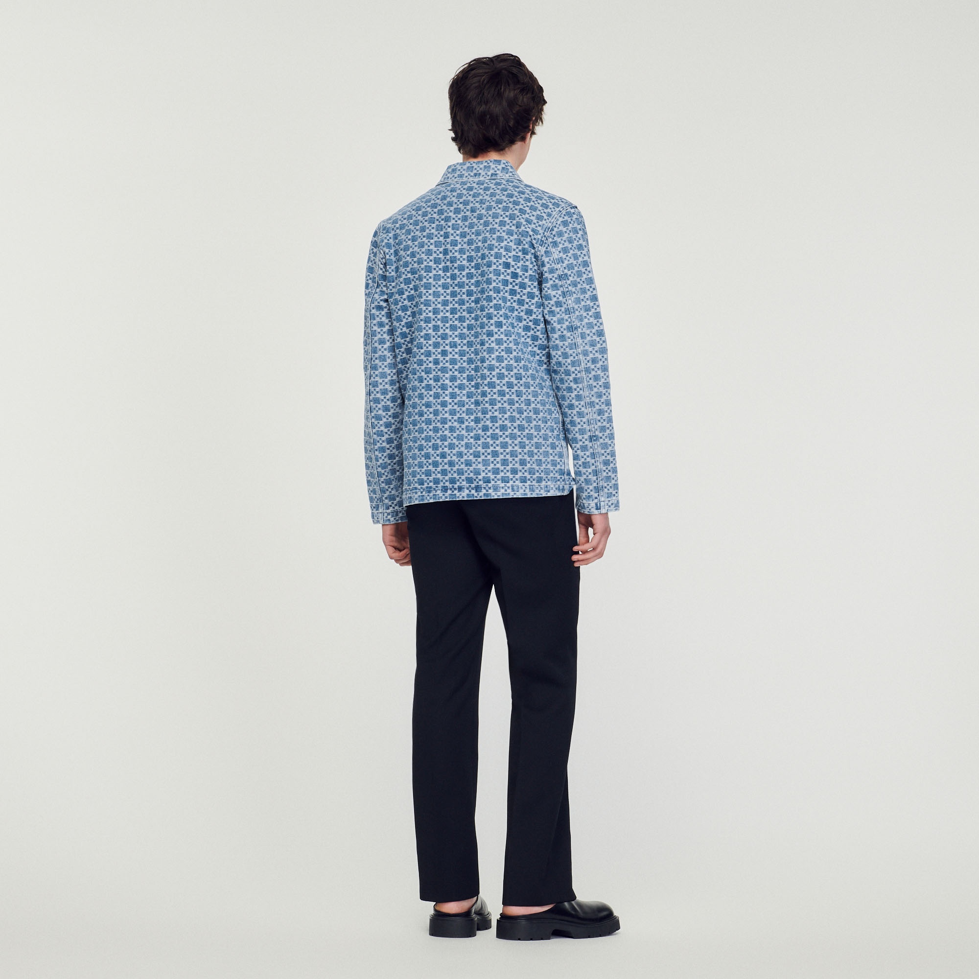 Square Cross denim jacket - 6