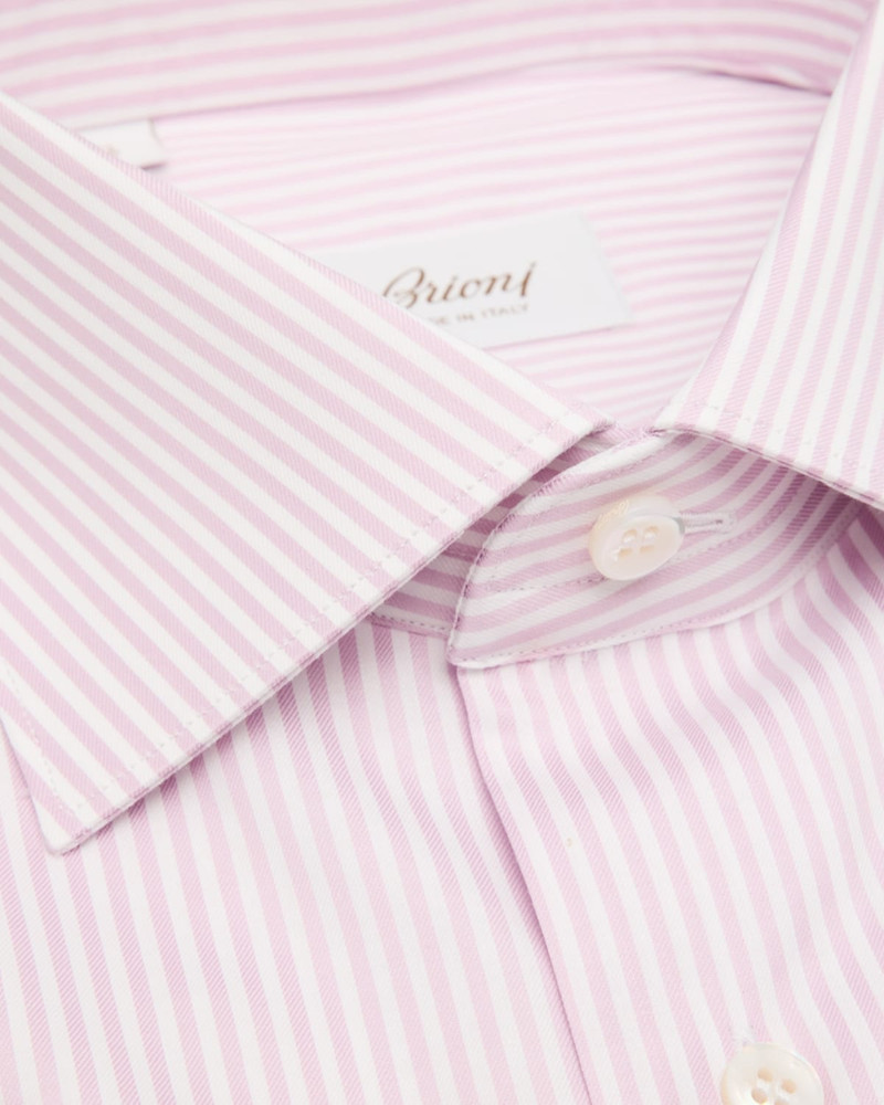 Brioni Men's Cotton Bengal Stripe Dress Shirt outlook