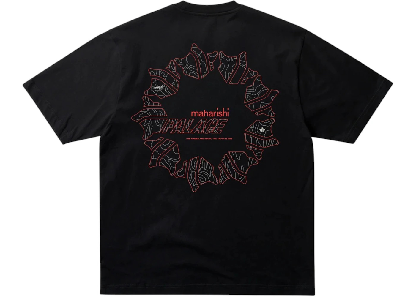 Palace Maharishi Temple Star T-Shirt Black - 2