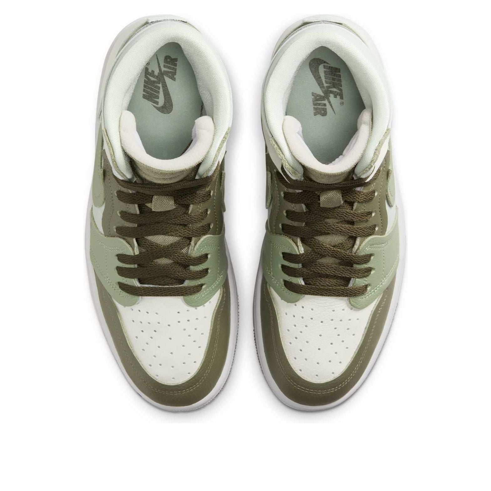 (WMNS) Air Jordan 1 High Method of Make 'Medium Olive Seafoam' FB9891-201 - 4