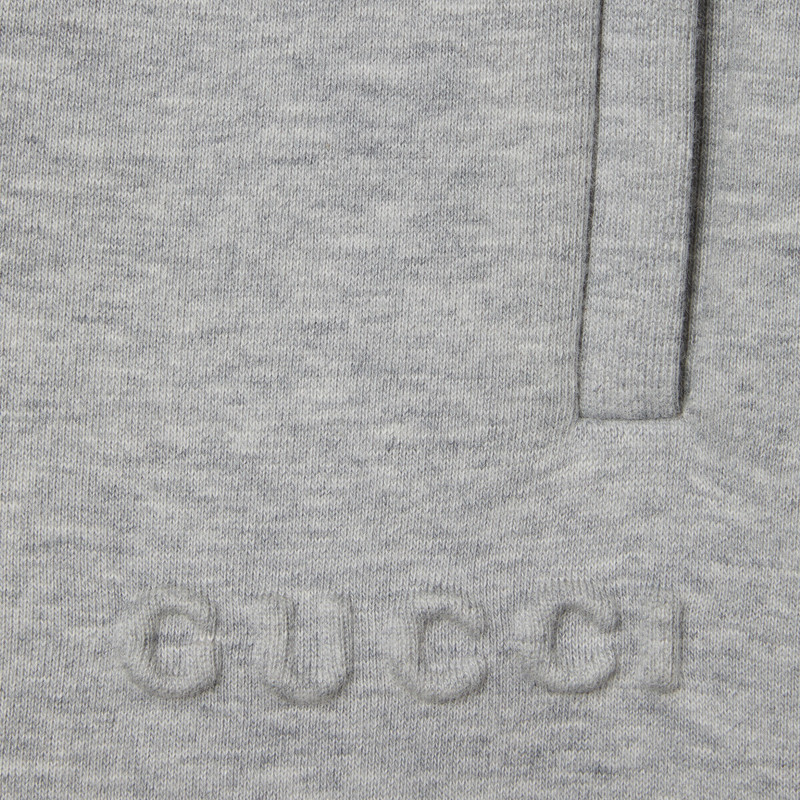 Embossed cotton jersey shorts 8