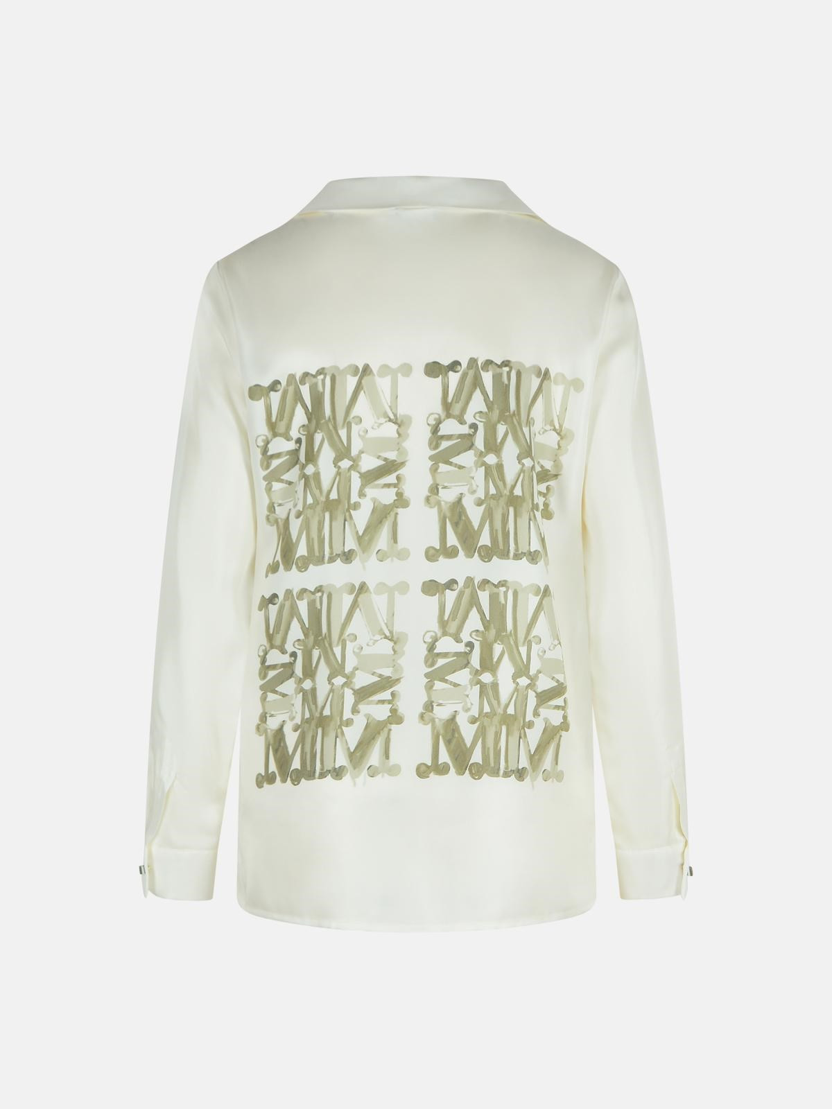 'NABIL' WHITE SILK SHIRT - 3