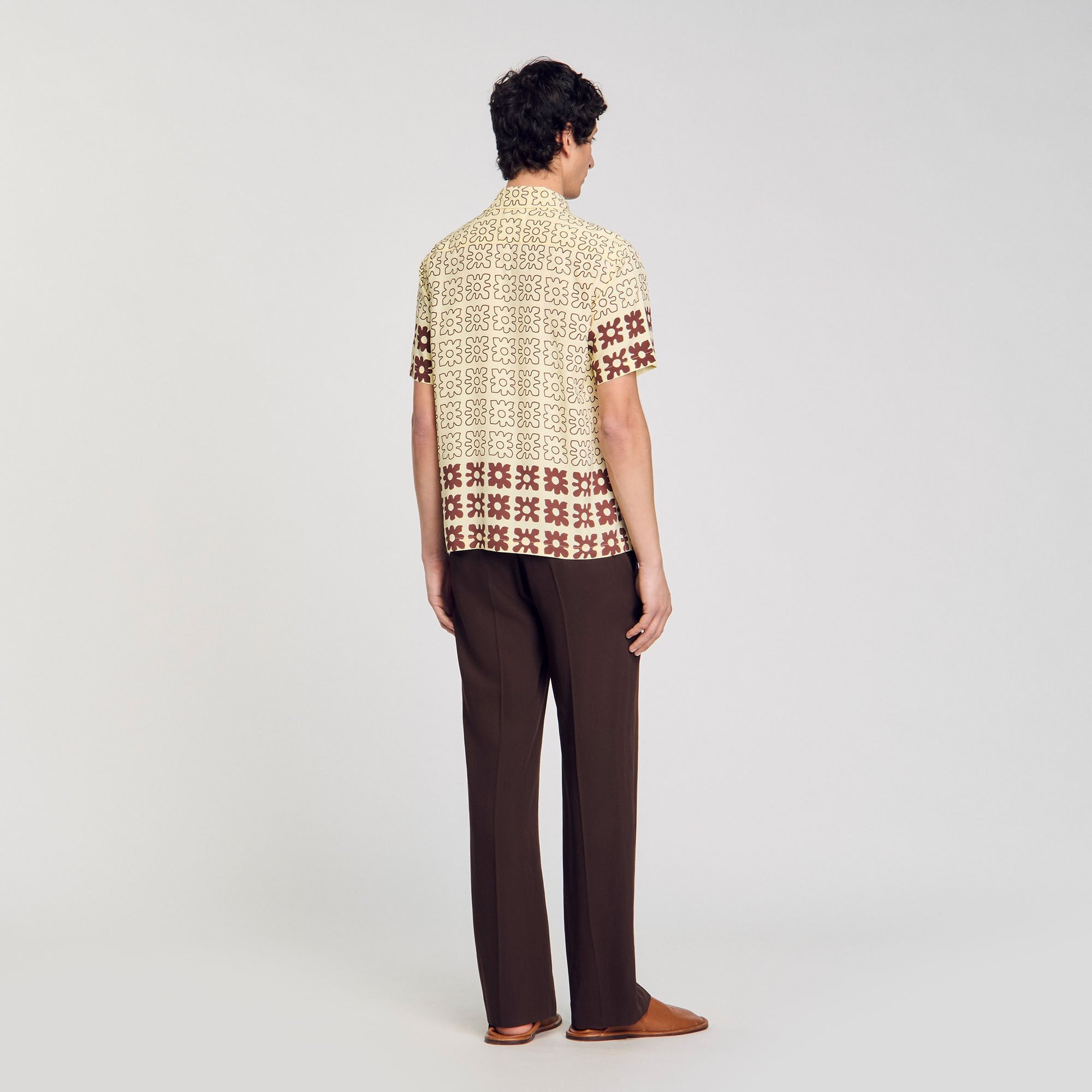FLORAL MOTIF SHIRT - 5