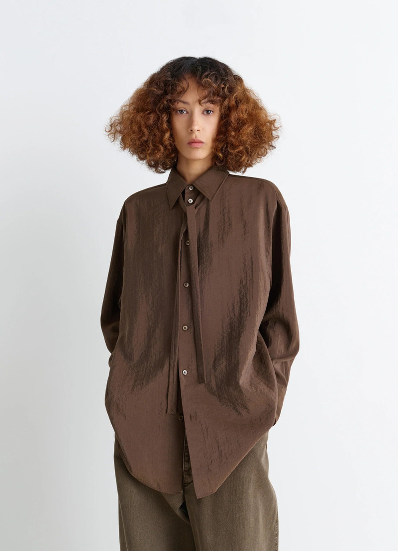 Lemaire LONG SHIRT WITH TIE outlook