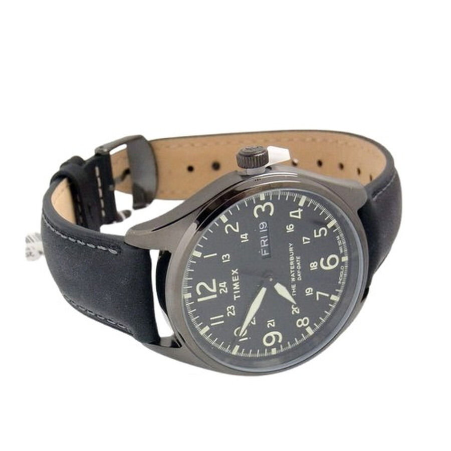 Timex - Timex Waterbury Quartz Black Dial Men's Watch TW2R89100 - 3