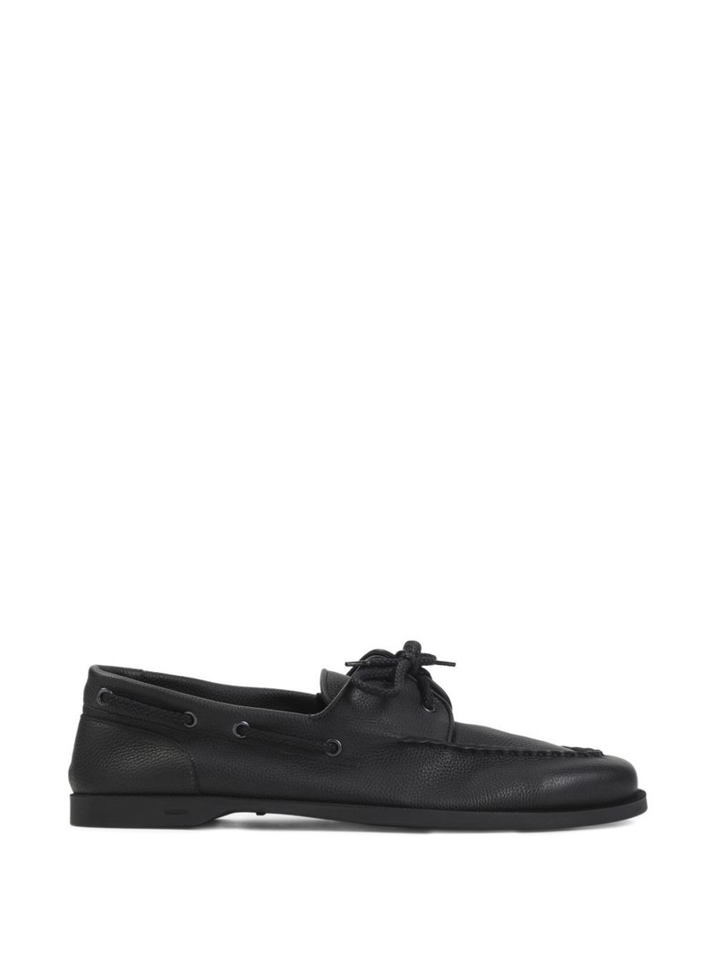 John Lobb round-toe boat shoes outlook