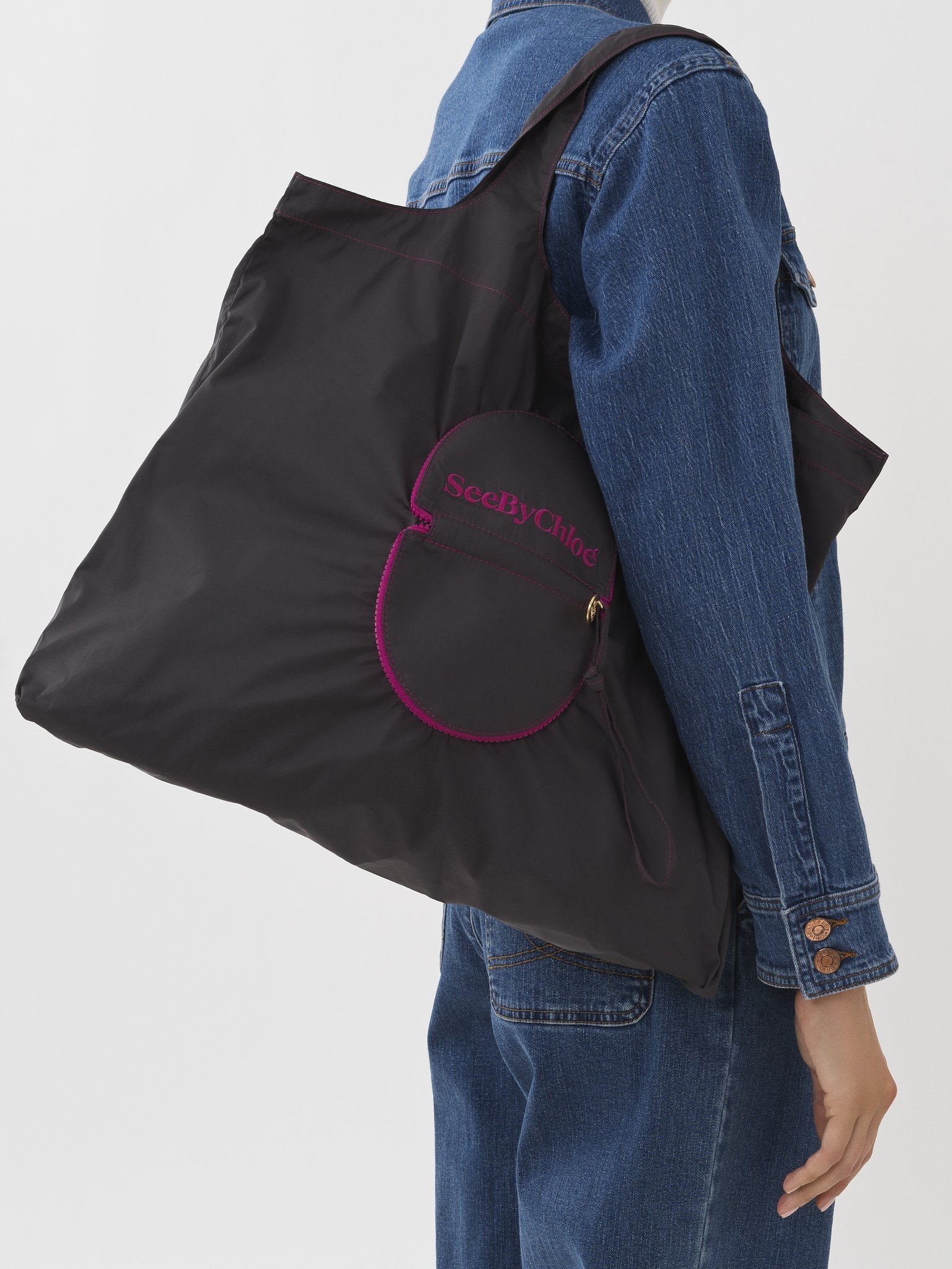 SEE BY CHLOÉ ESSENTIAL FOLDED BAG IN POUCH - 4