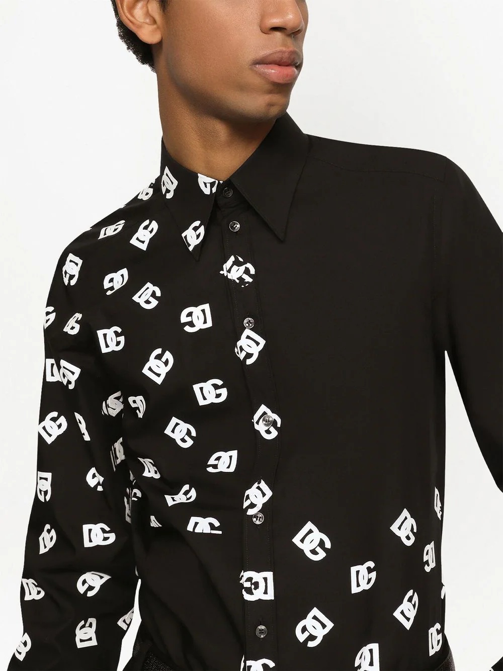 logo-print shirt - 5