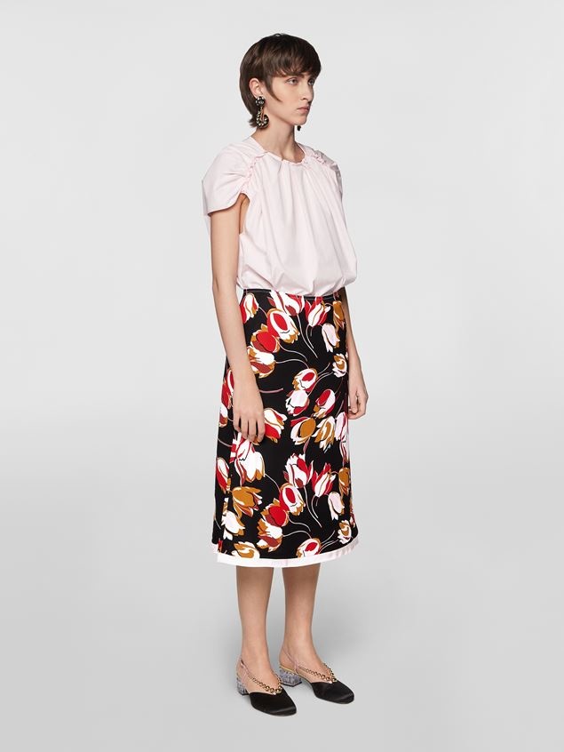 WINDBLOWN PRINT CADY A-LINE SKIRT - 2