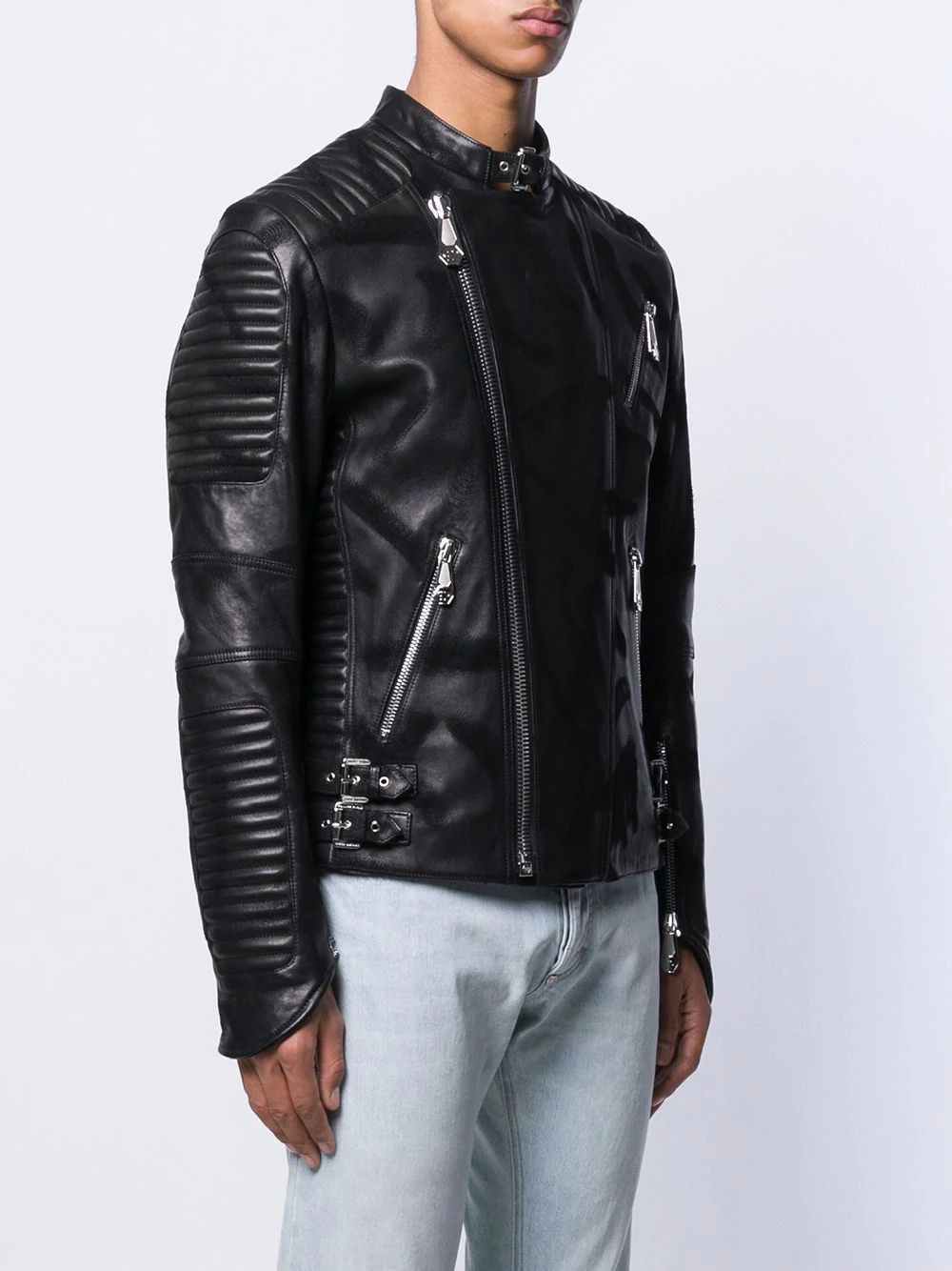 skull biker jacket - 3