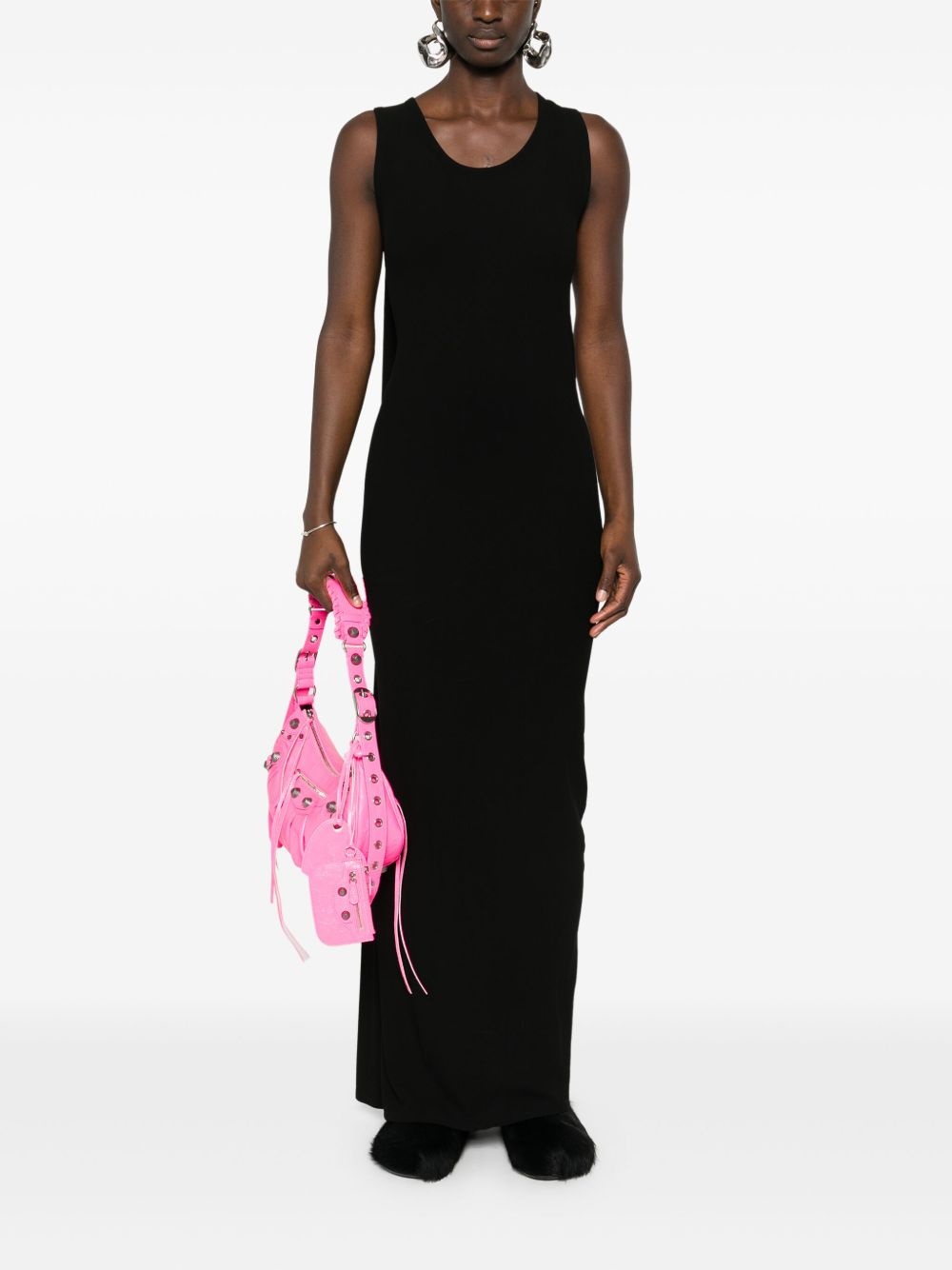 ribbed-knit sleeveless dress - 2