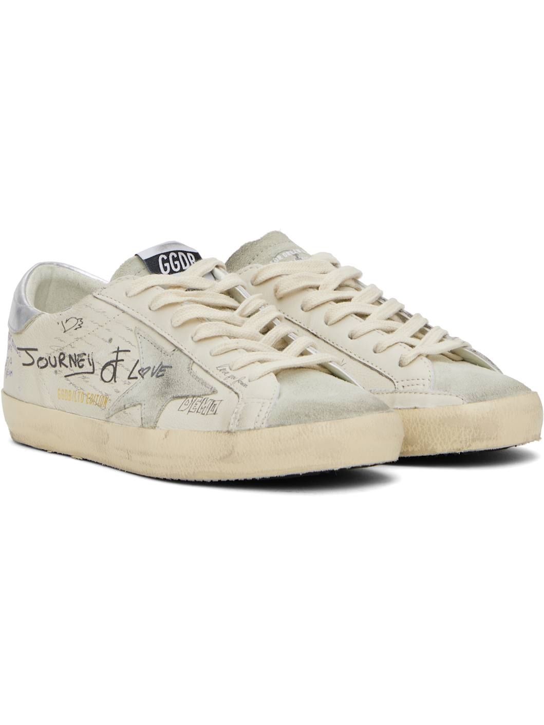 Off-White & Gray Super-Star LTD Sneakers - 4