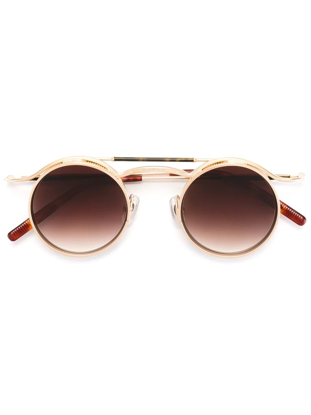 tortoise shell detail sunglasses - 1