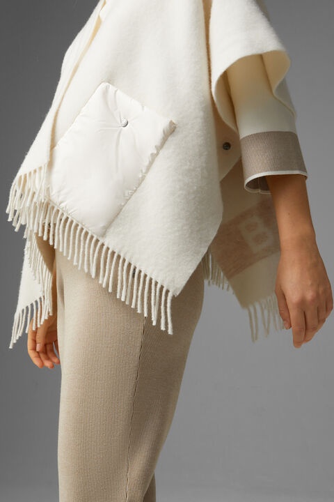 Nancie poncho in Off-white - 5