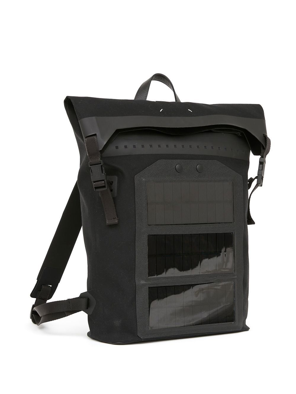 panelled buckle backpack - 4