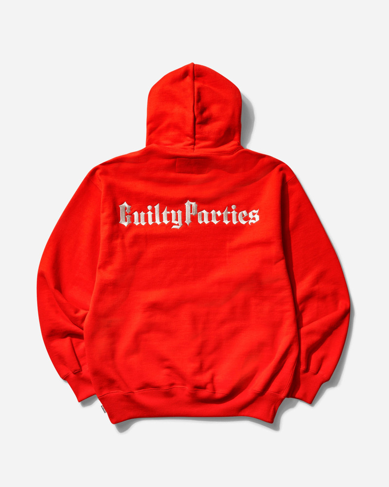 WACKO MARIA Men's Heavy Weight Hoodie (Type-6) Red outlook