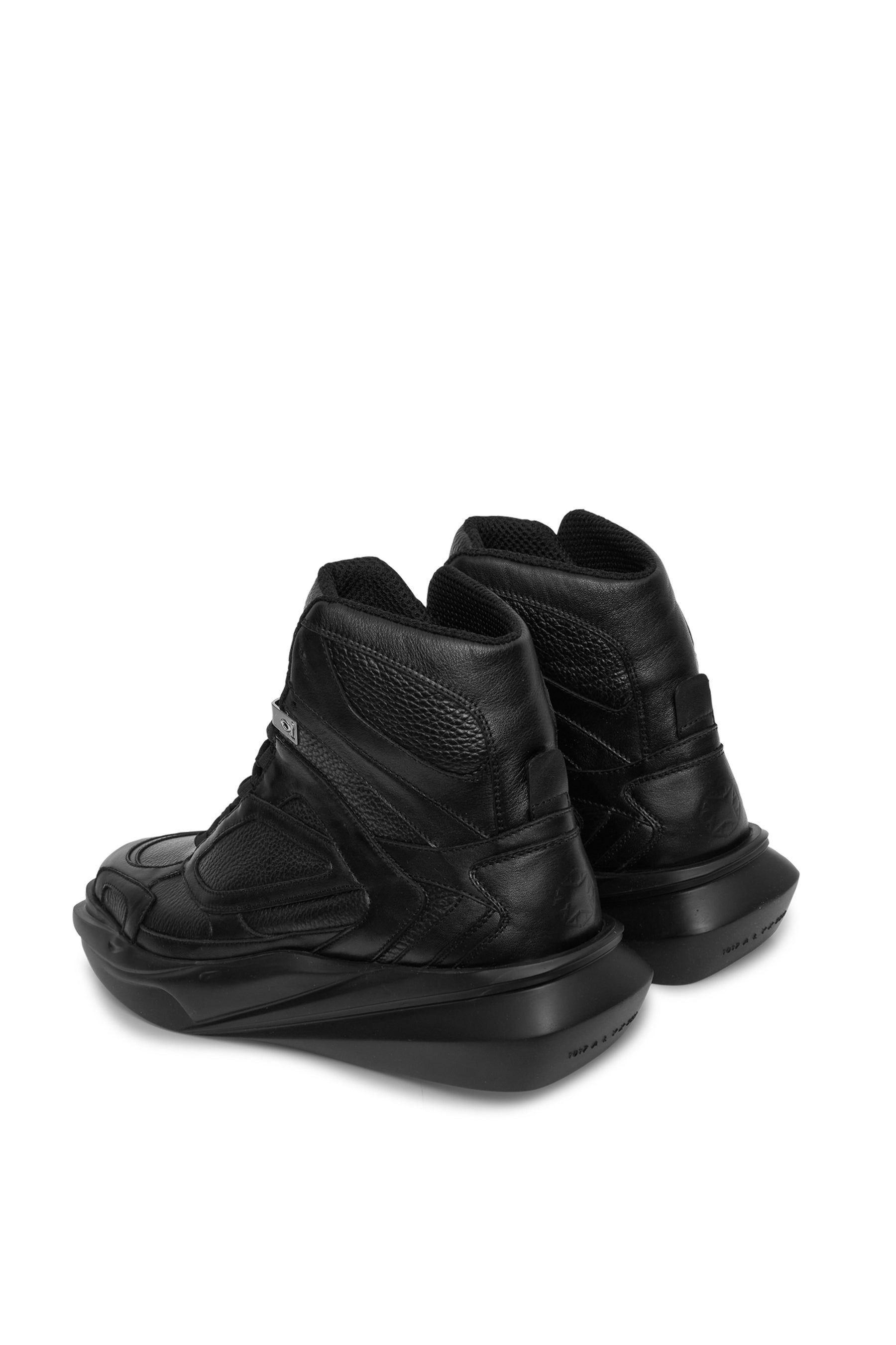 HIGH TOP MONO HIKING SNEAKER / BLK - 4