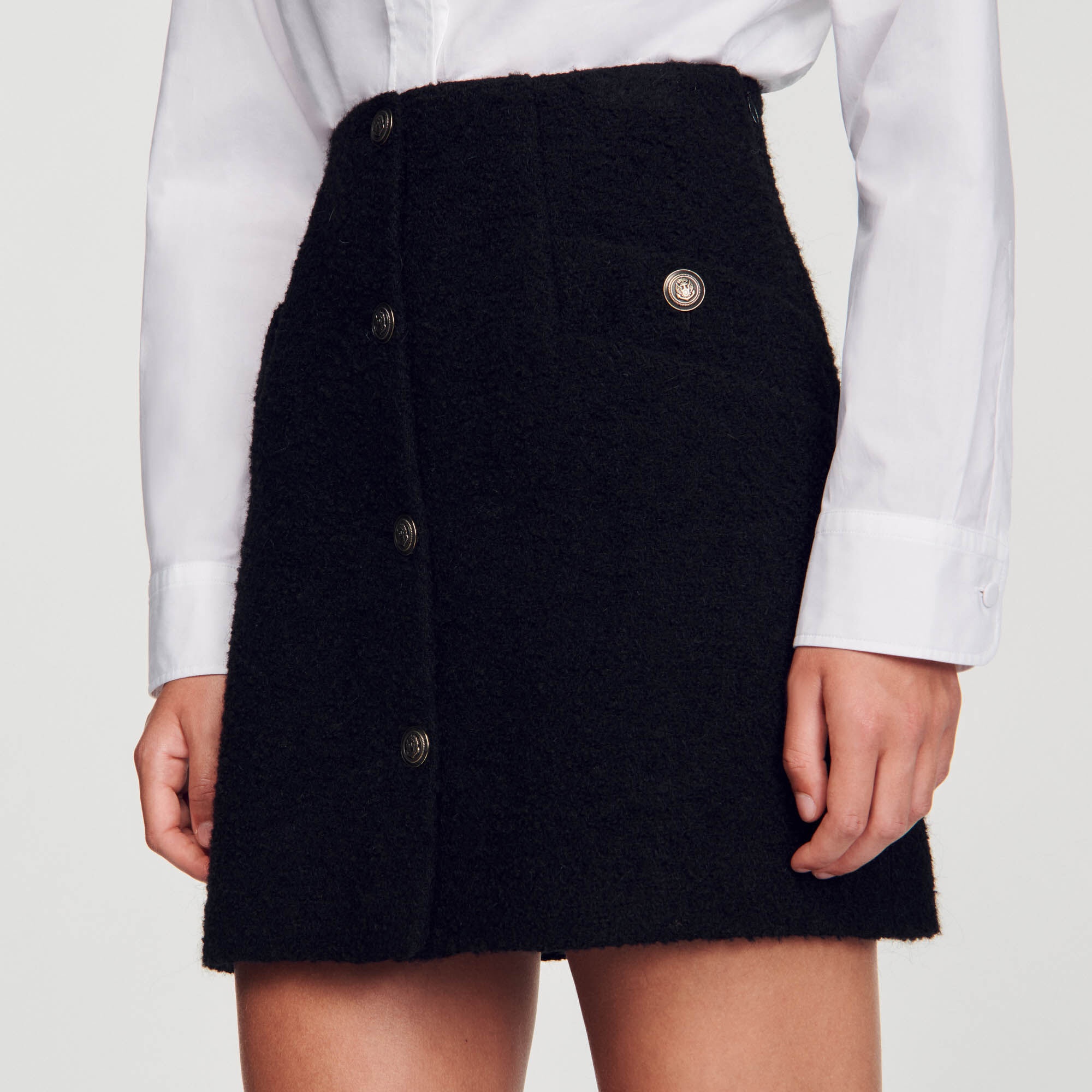 SHORT SKIRT WITH BUTTONS - 4