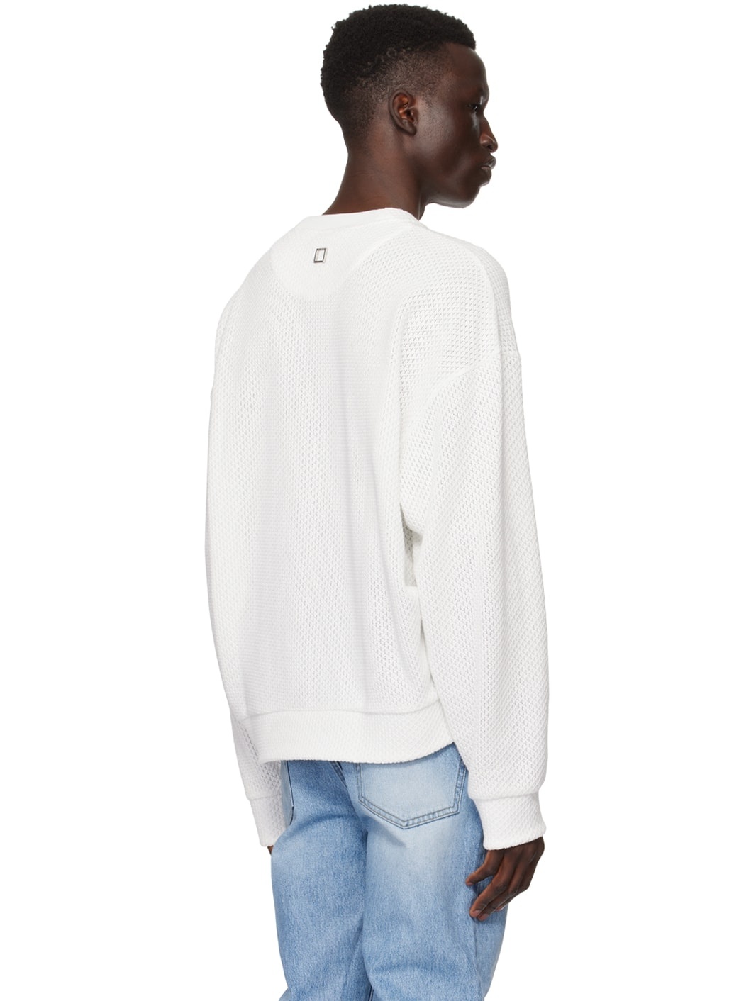 White Plaque Sweatshirt - 3
