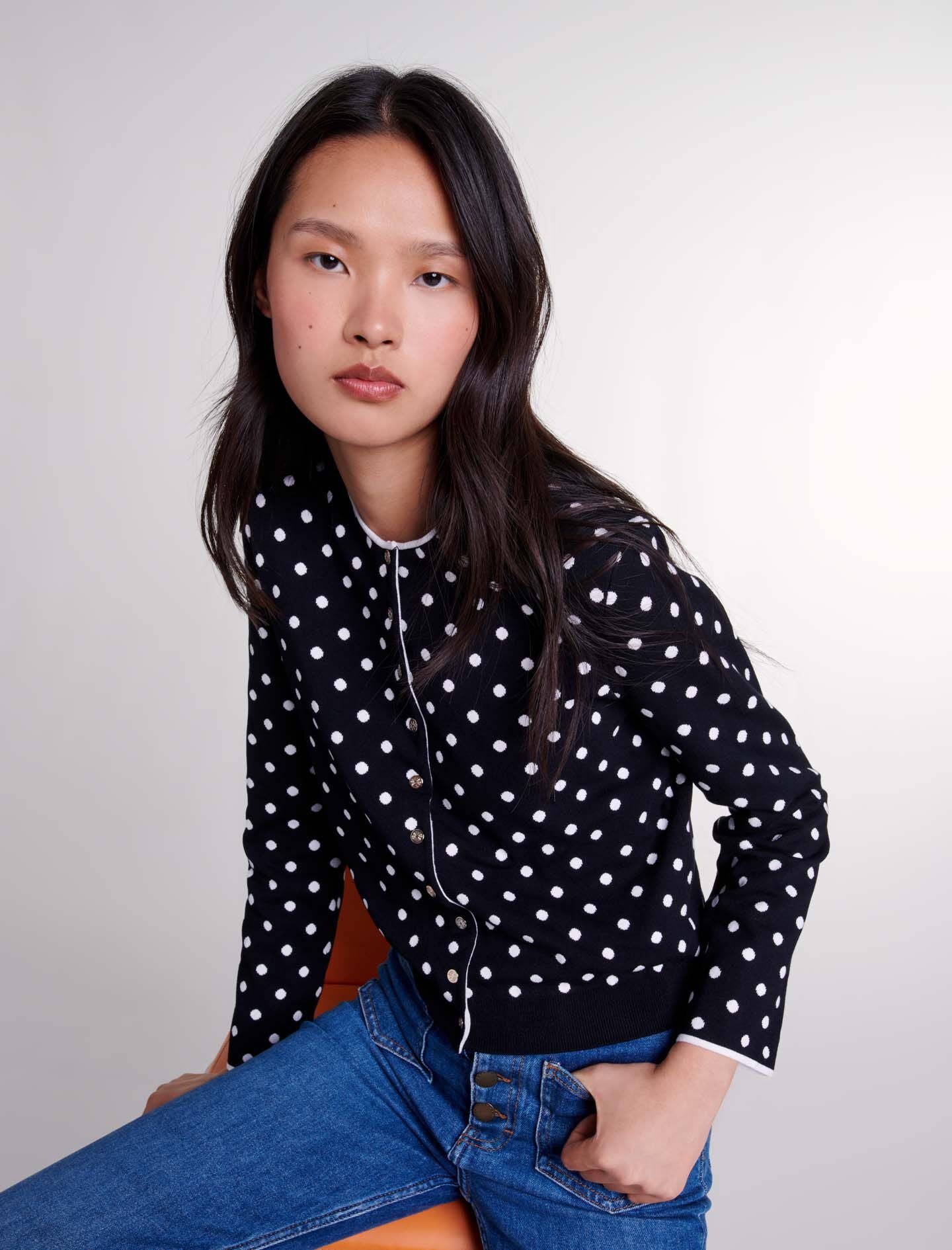Fancy knit cardigan - 7