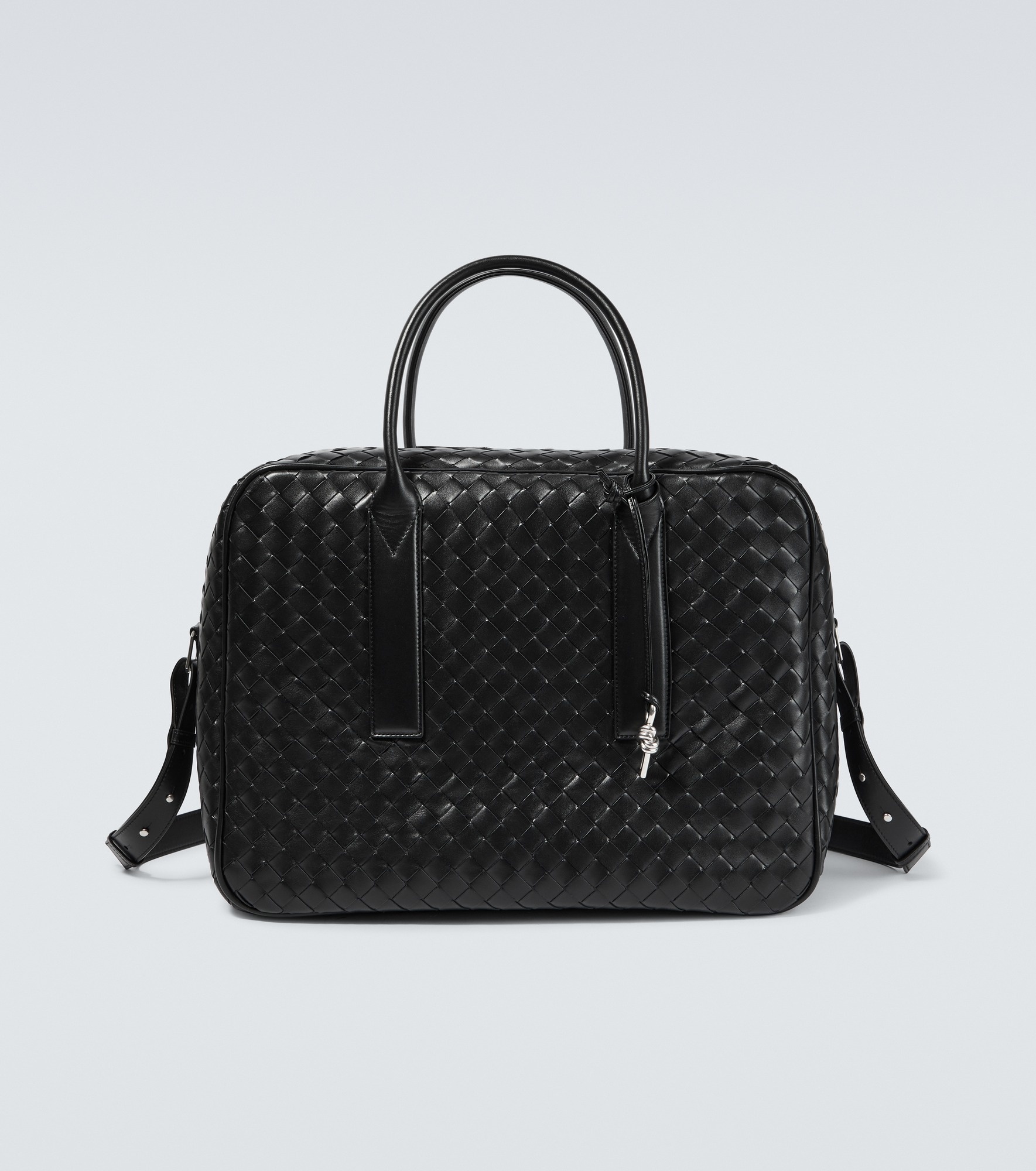 Intrecciato leather briefcase - 1