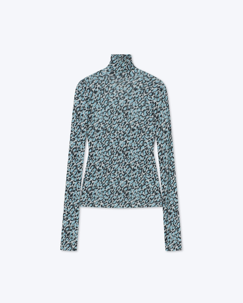 JOSA - Mesh roll neck - Ocelot sky blue - 1