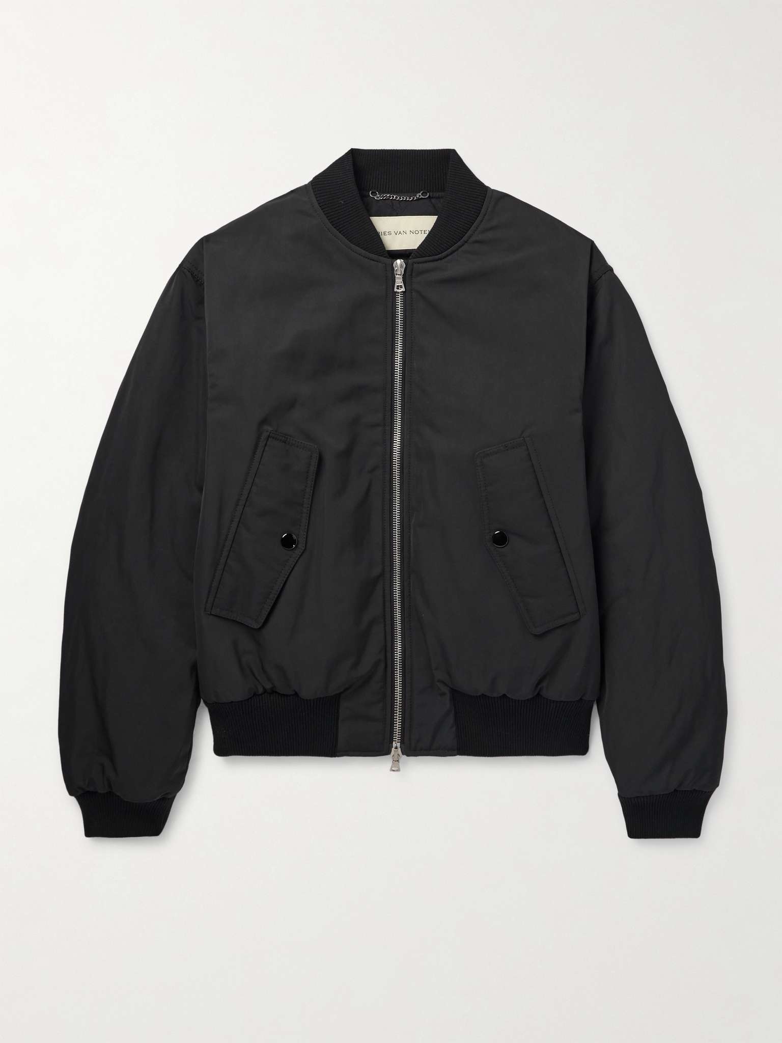 エターナルな魅力【Dries Van Noten】Reversible blouson Reversible blouson in blue - Dries Van Noten | Mytheresa