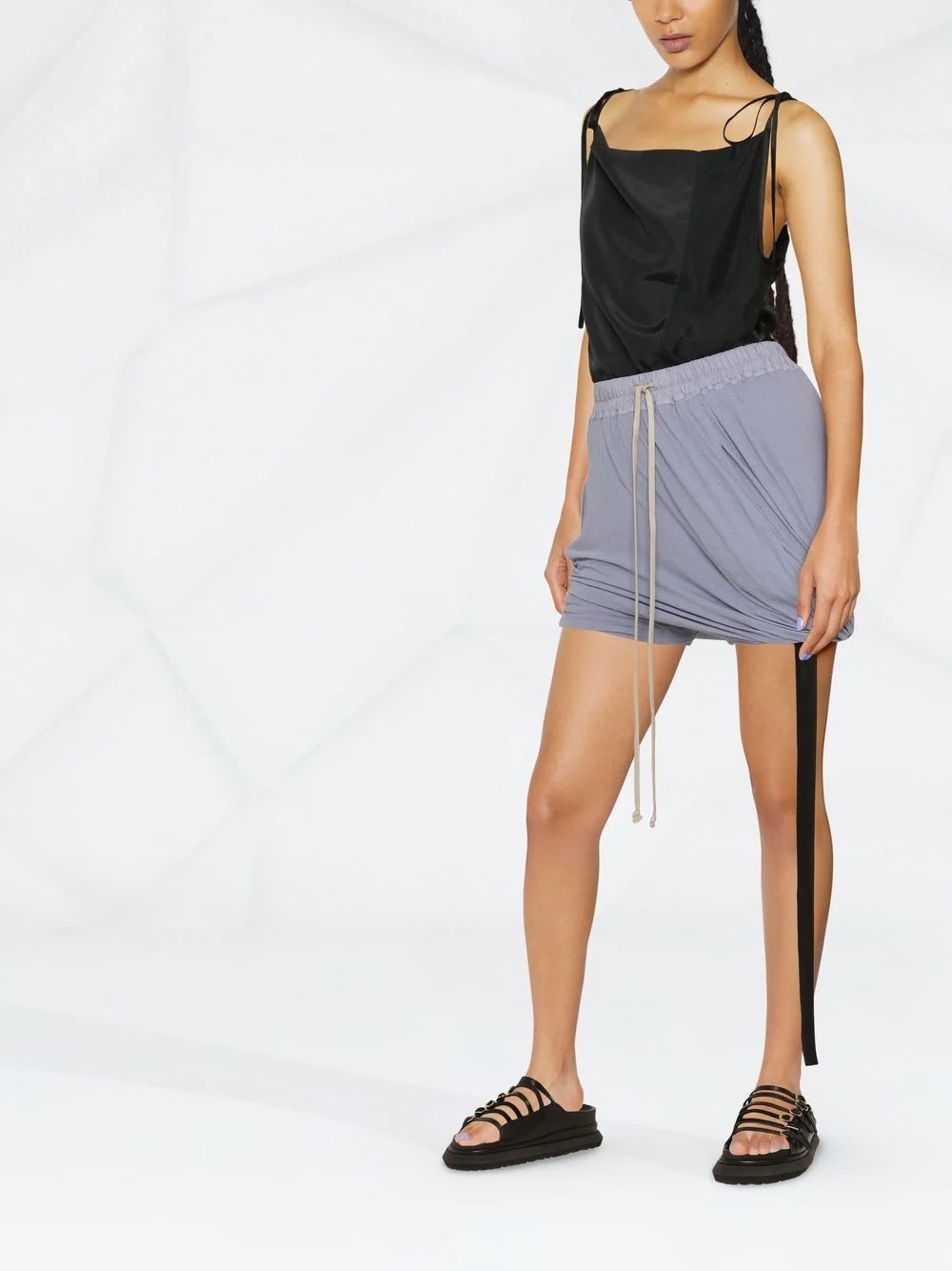 drawstring-fastening shorts - 3