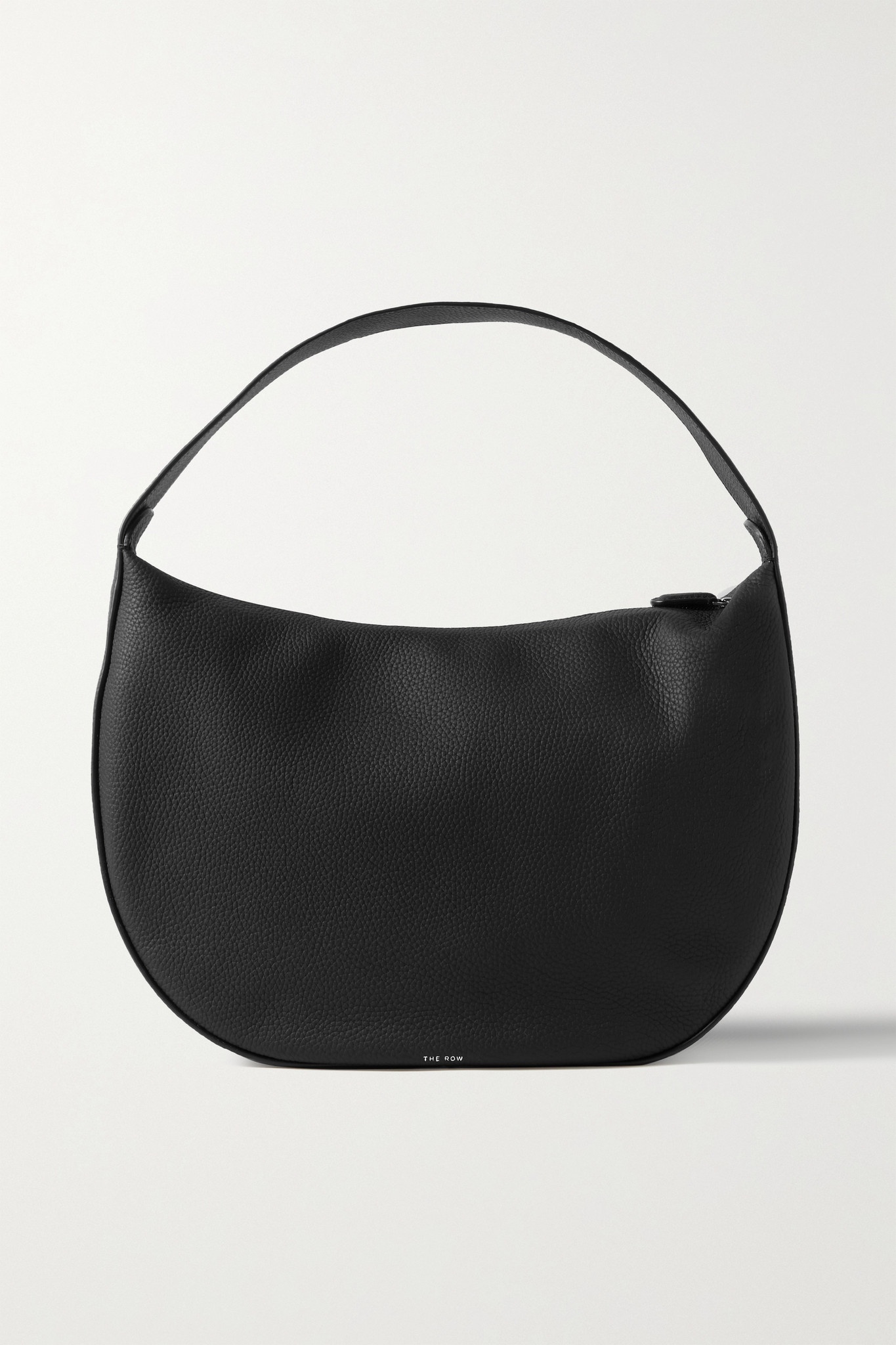 Allie textured-leather shoulder bag - 1