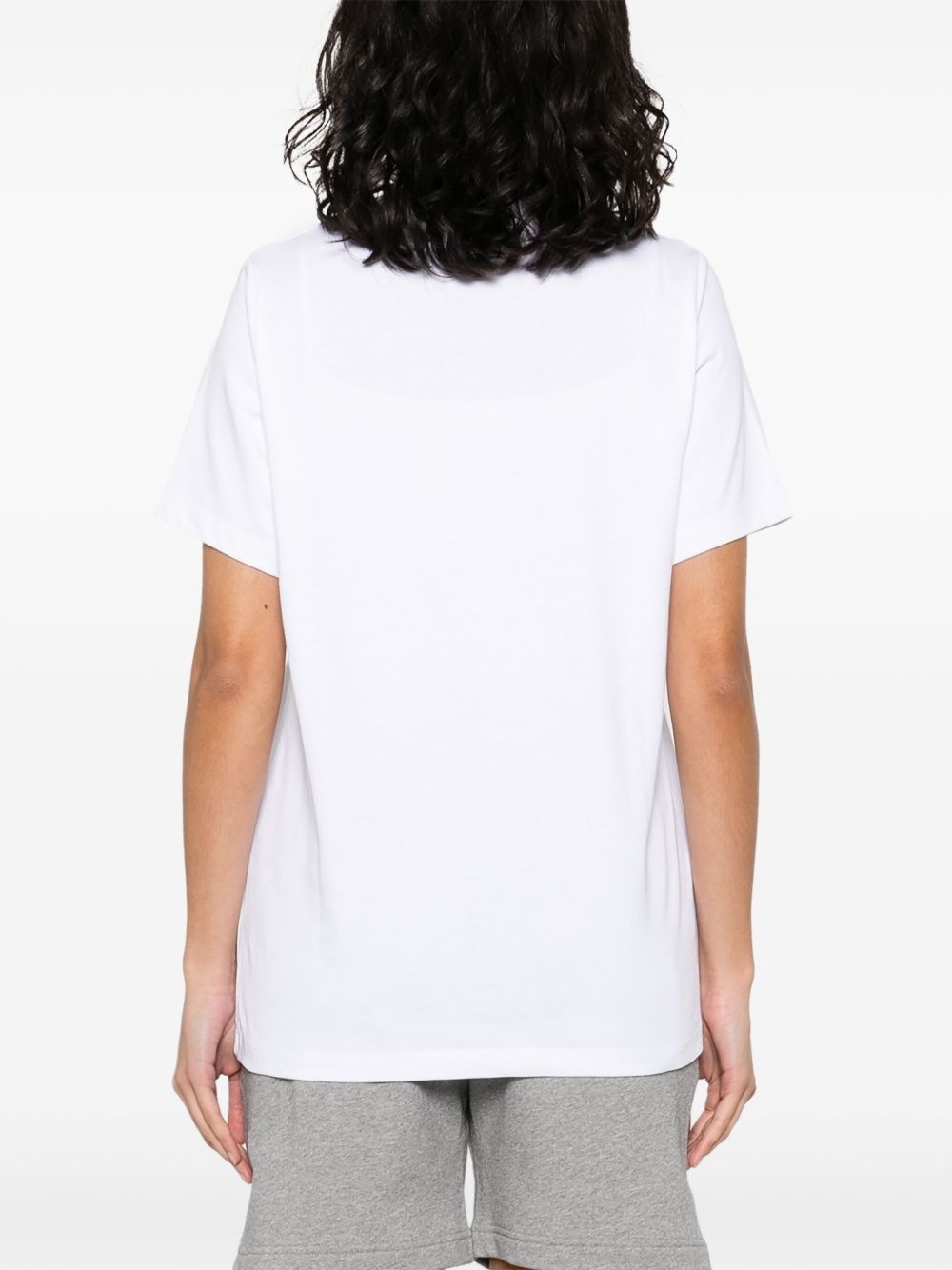 logo-appliqué cotton T-shirt - 4