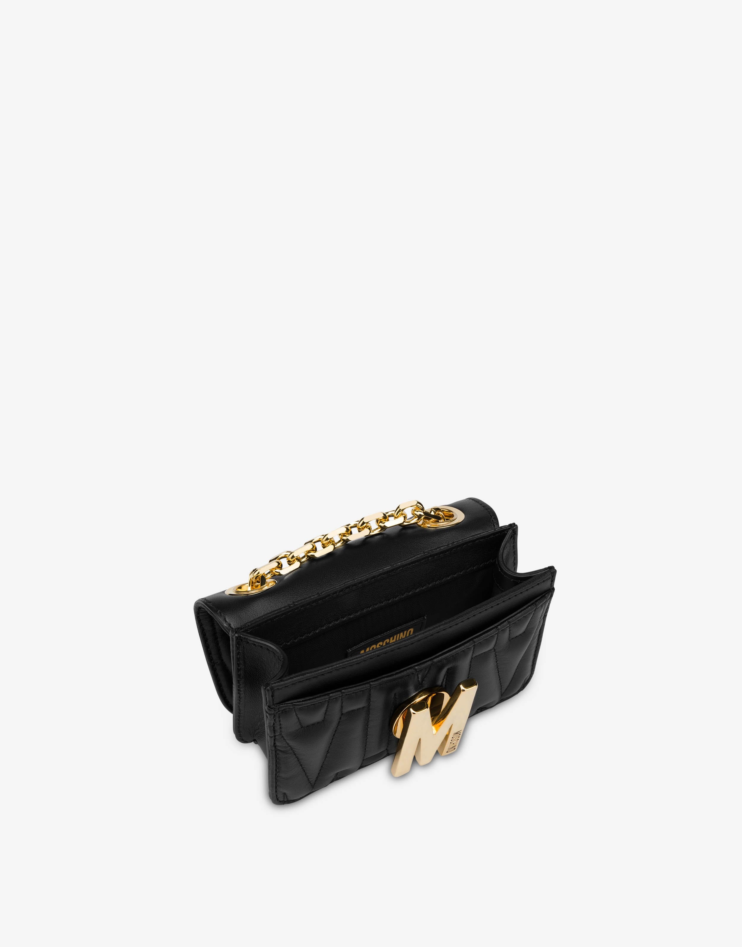 MINI QUILTED M BAG WITH SHOULDER STRAP - 3