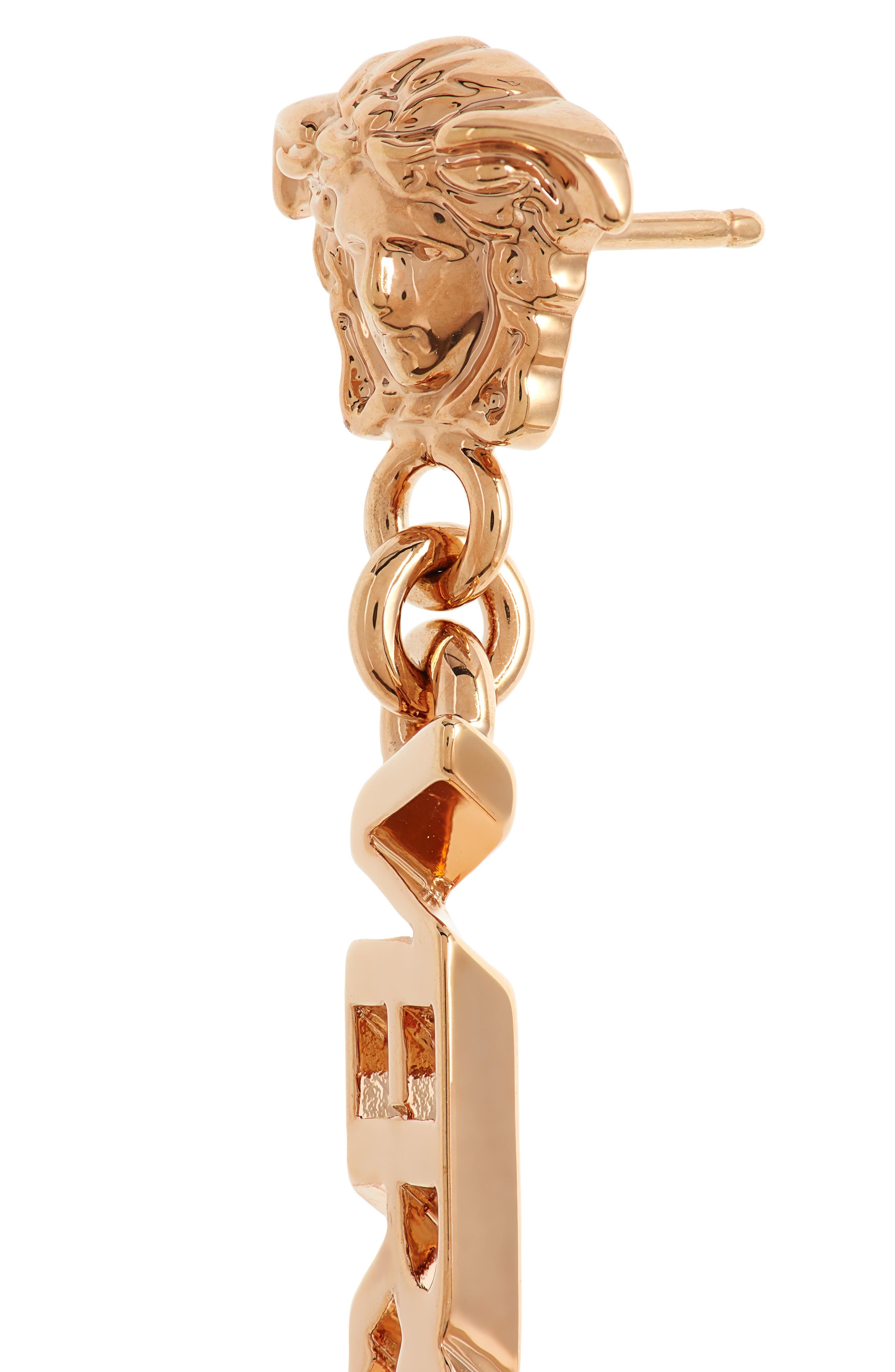 Signature Logo Drop Earrings in  Gold - 8