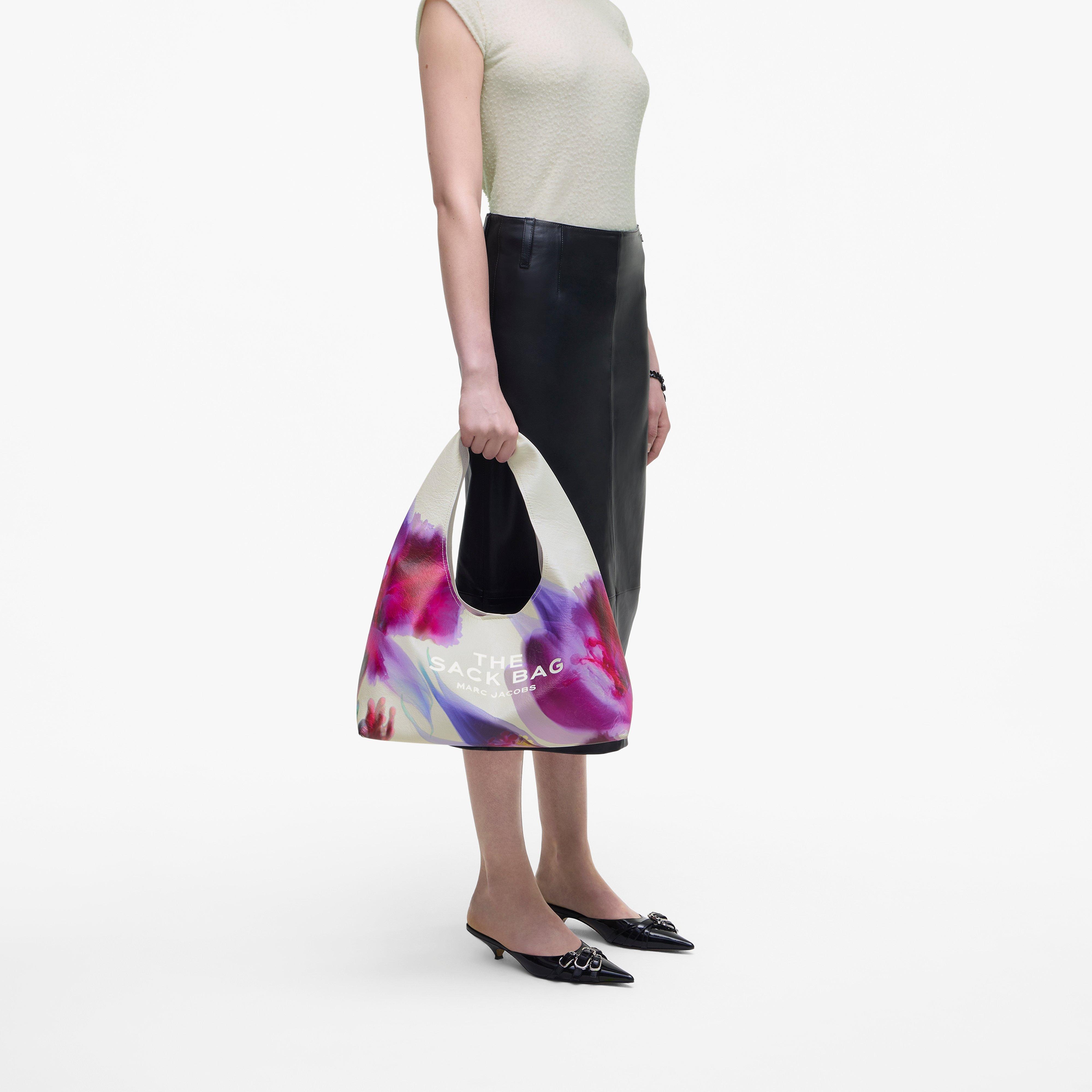 THE FUTURE FLORAL LEATHER SACK BAG - 10