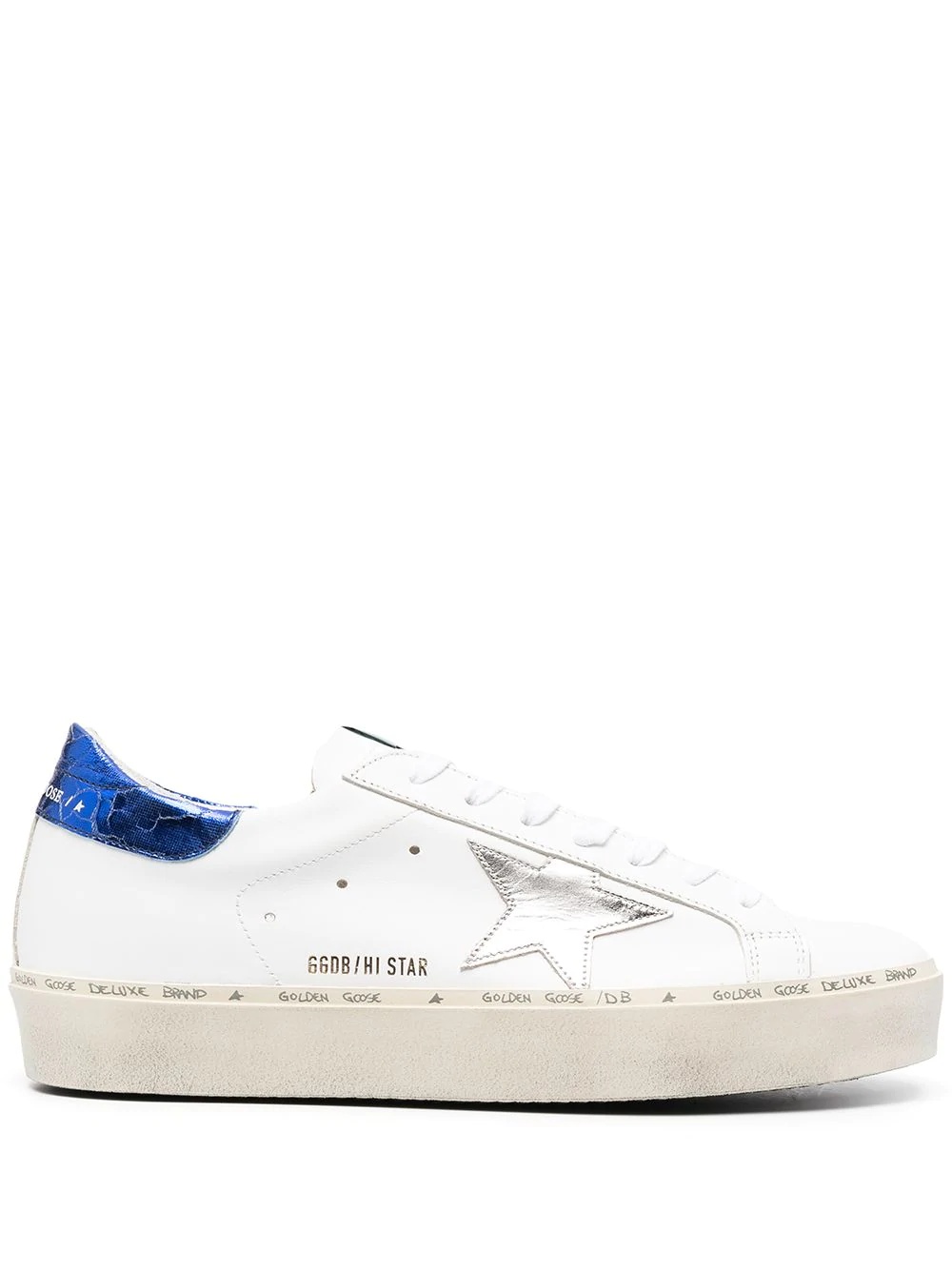 Superstar distressed low-top sneakers - 1