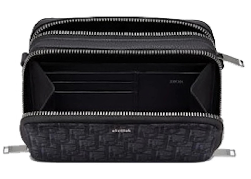 Dior Dior Wallet with Strap Oblique Jacquard Black outlook