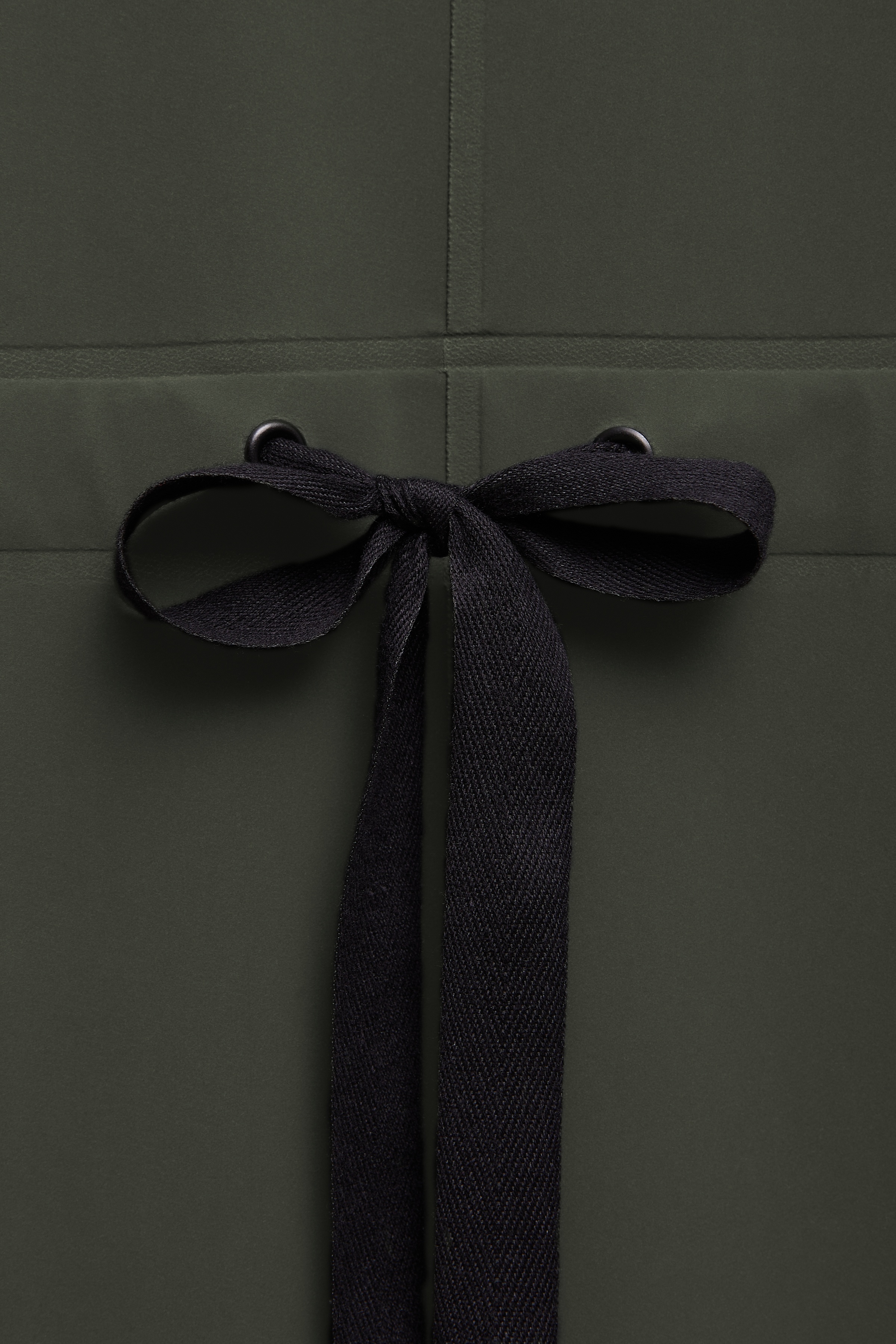Hornstull Matte Long Raincoat Dark Green - 9