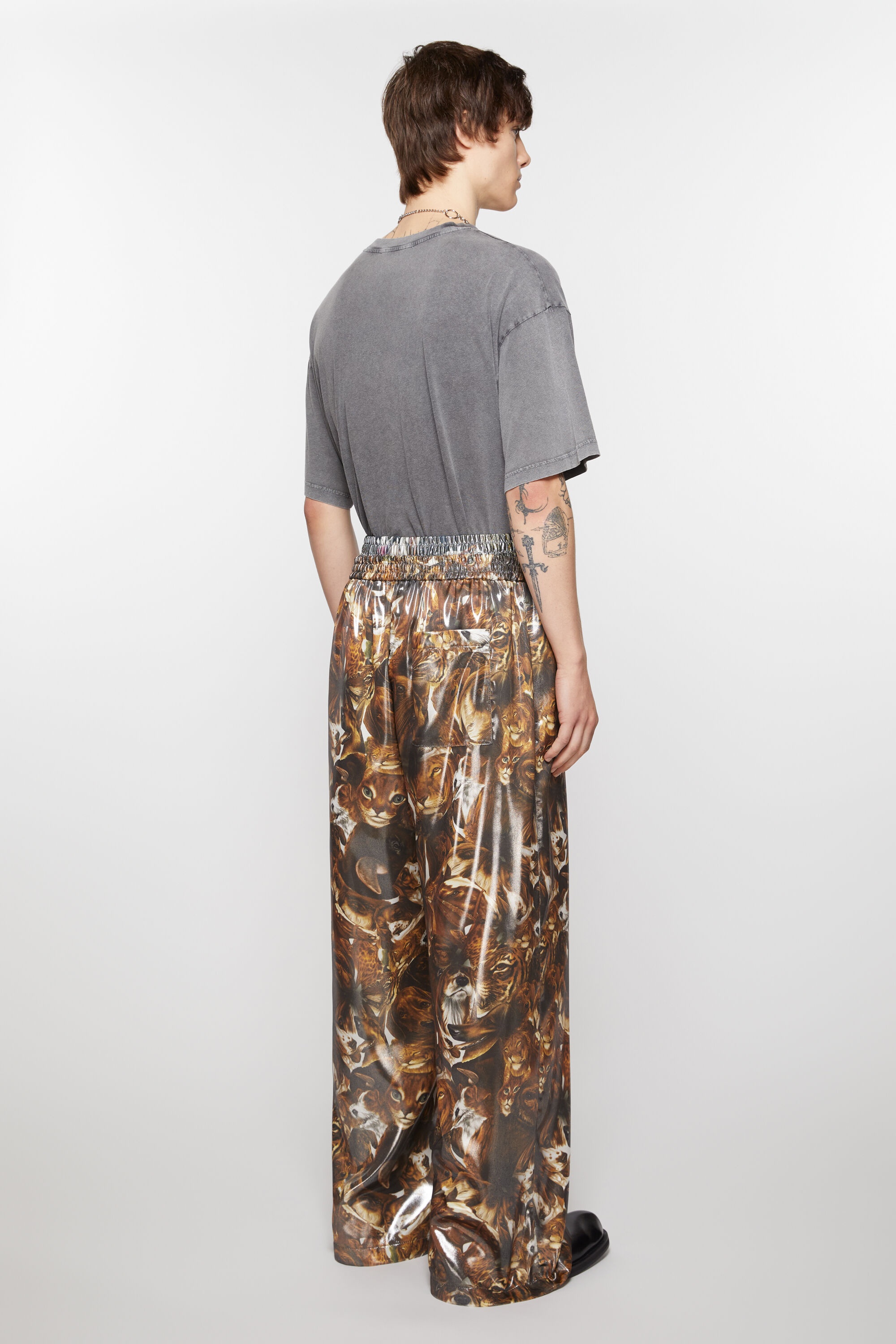 Print trousers - Brown/multi - 4