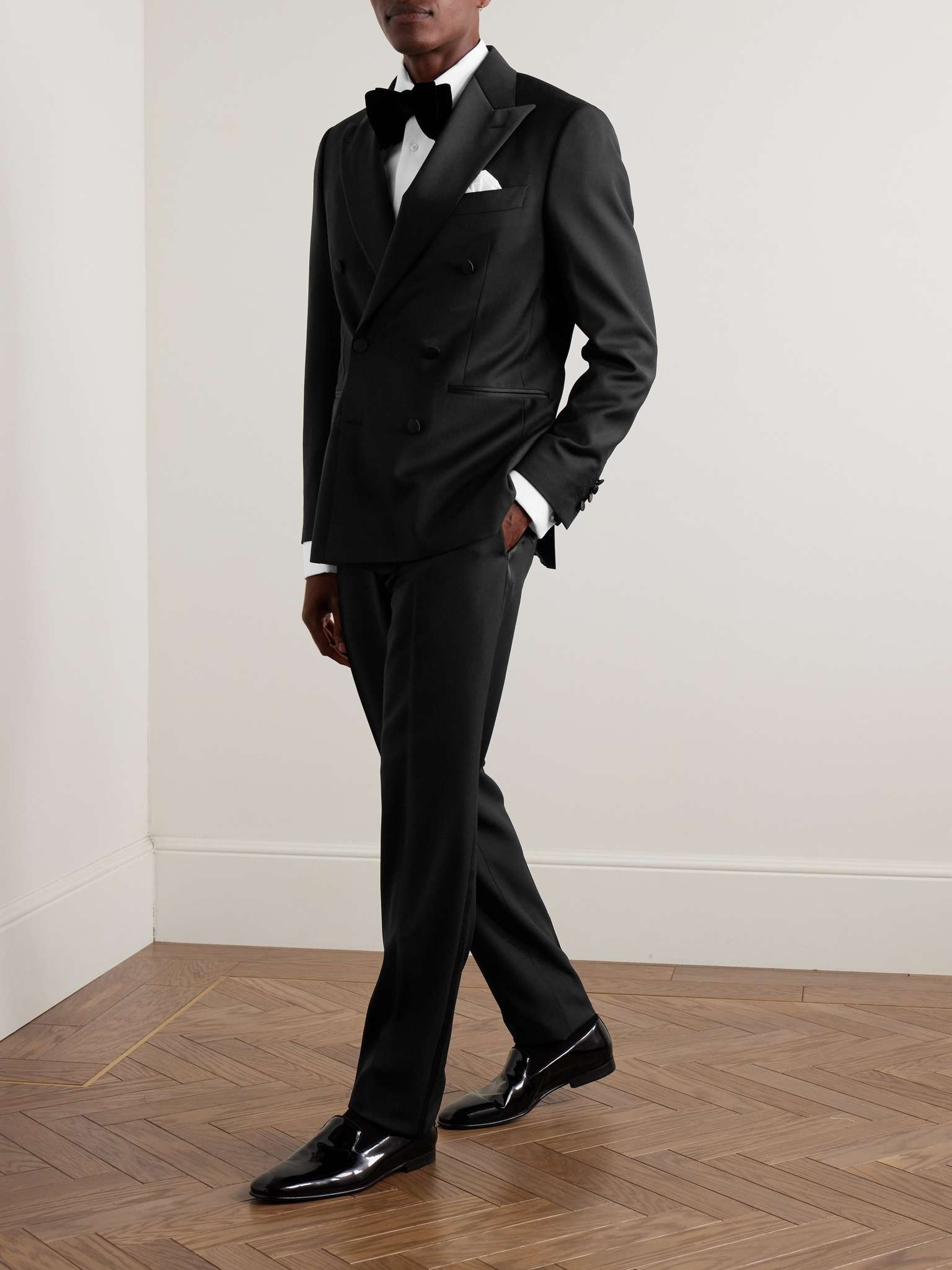 Slim-Fit Satin-Trimmed Wool Tuxedo Trousers - 2