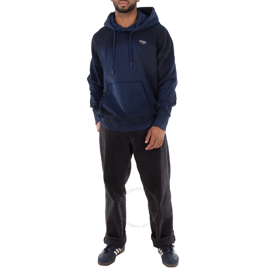 Fendi Drawstring Hooded Long Sleeve Sweater - 4