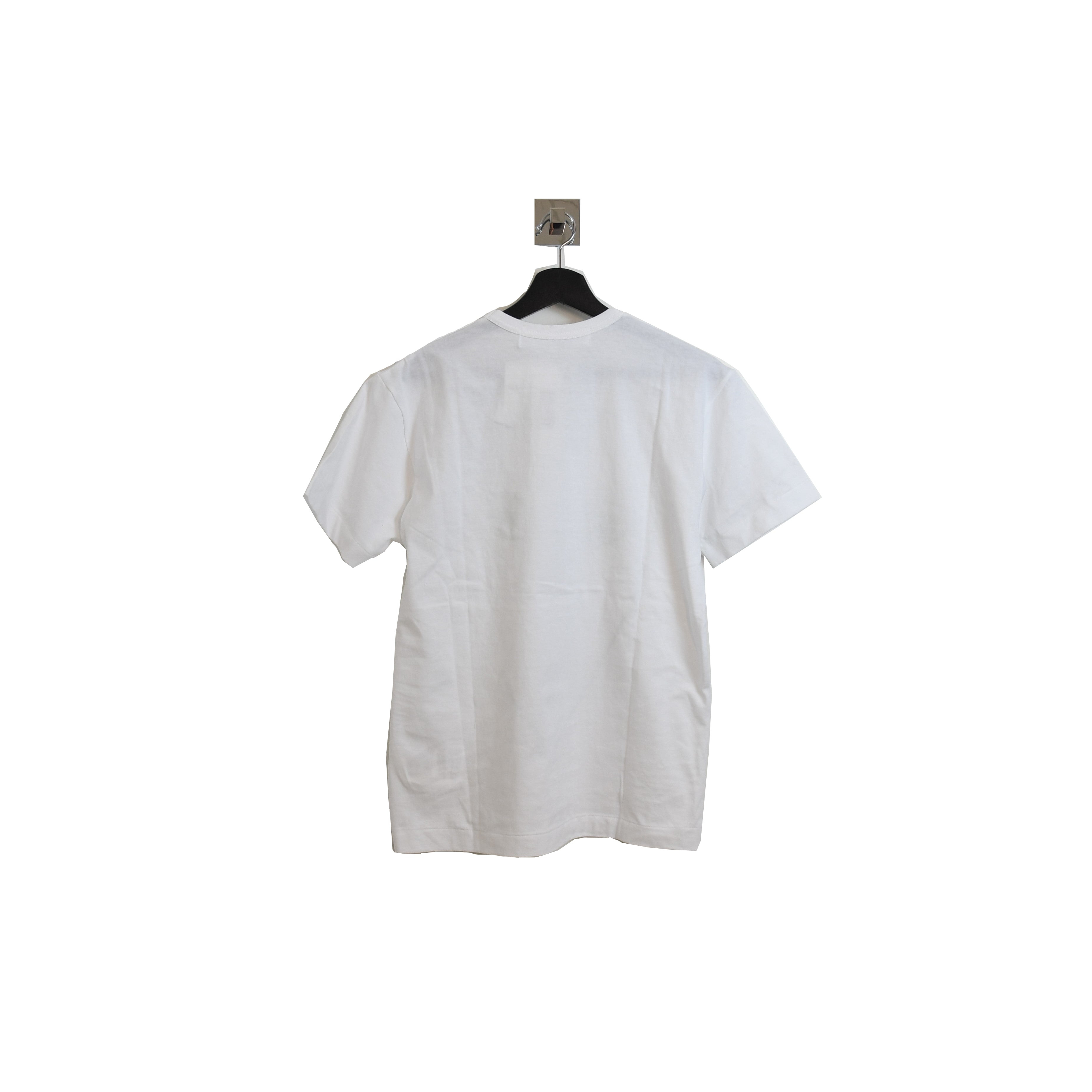 Comme Des Garcons Play Green Heart T-Shirt White - 2