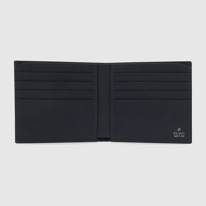 GUCCI GG rubber-effect bi-fold wallet outlook