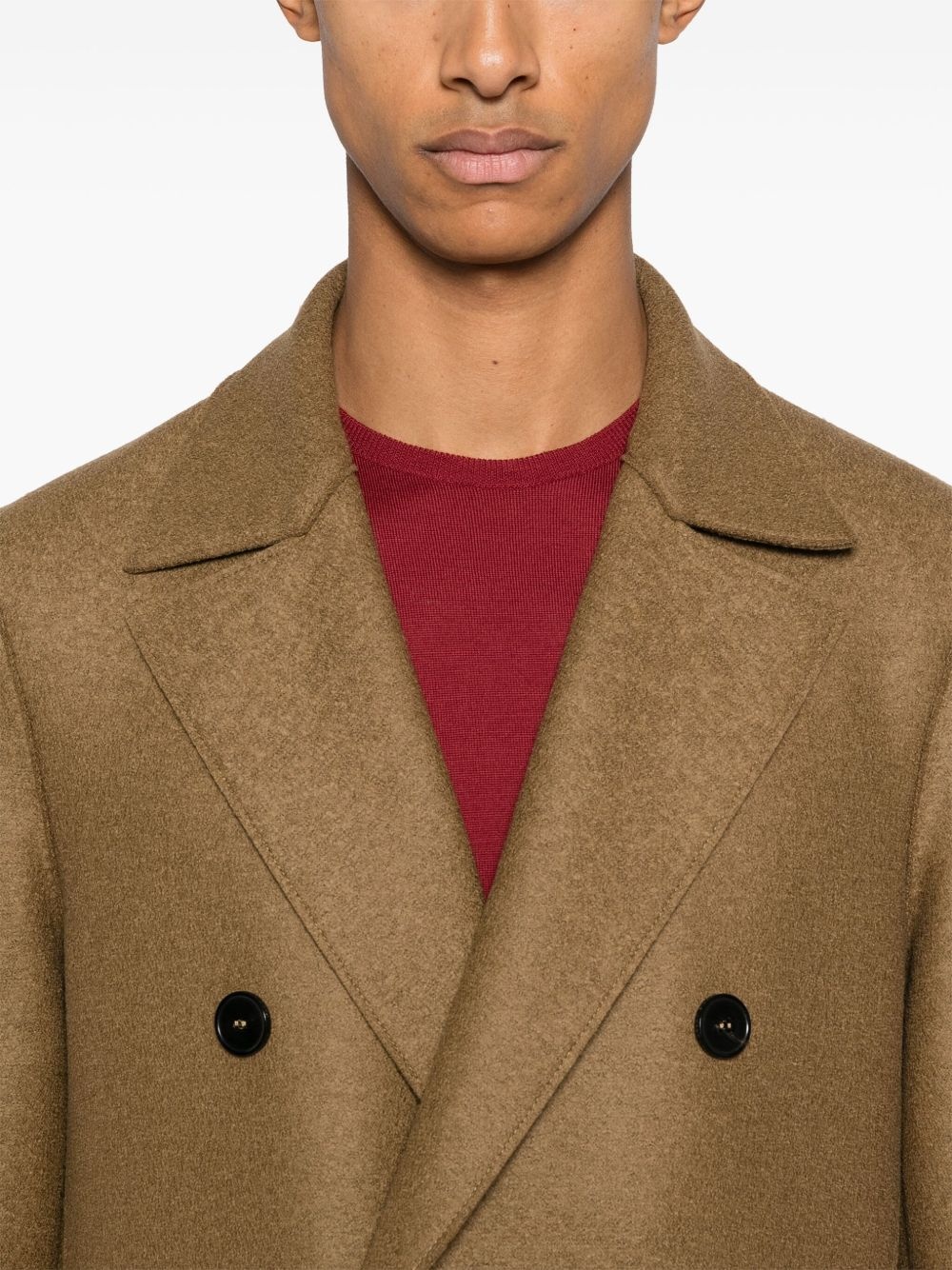 boiled-wool coat - 5