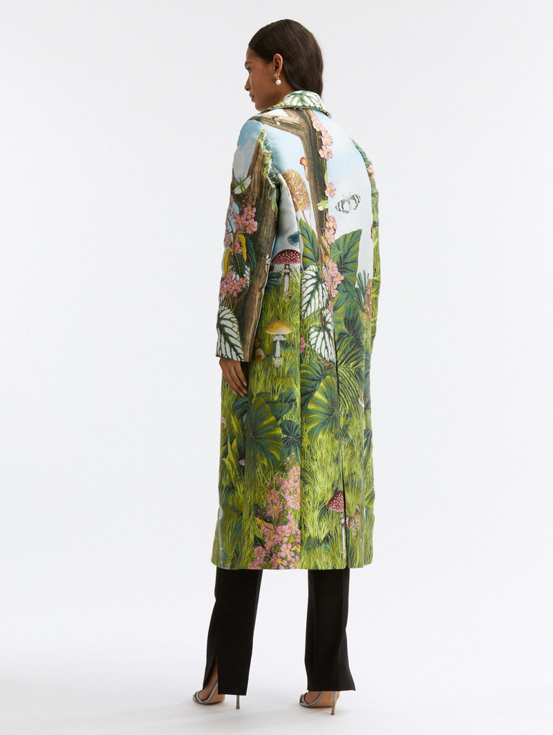 BOTANICAL FOREST JACQUARD COAT 3