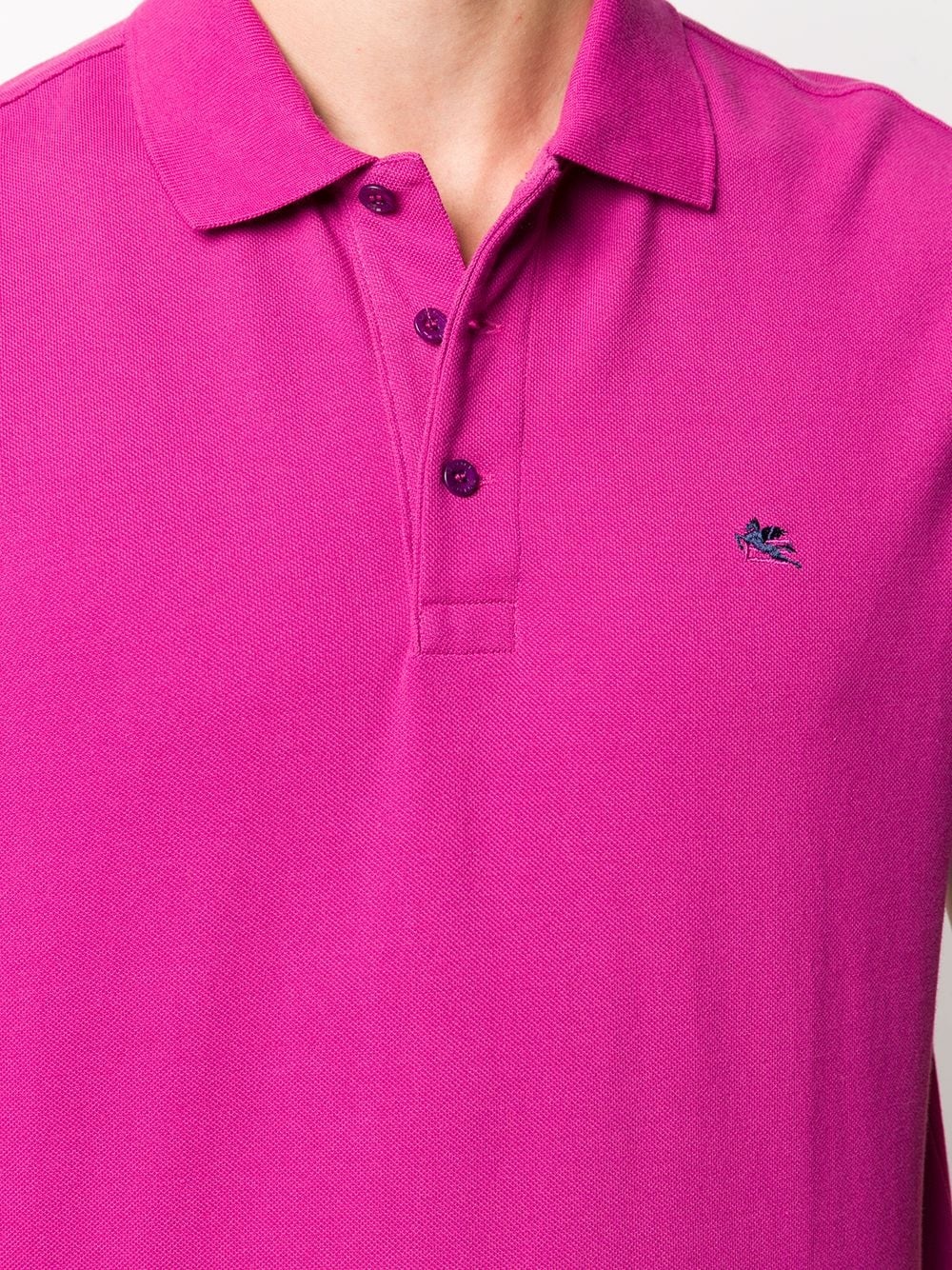 embroidered-logo polo shirt - 5