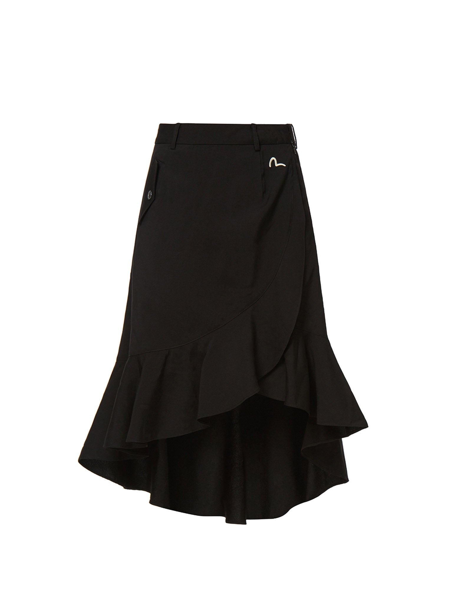 Asymmetric Ruffle Skirt - 14