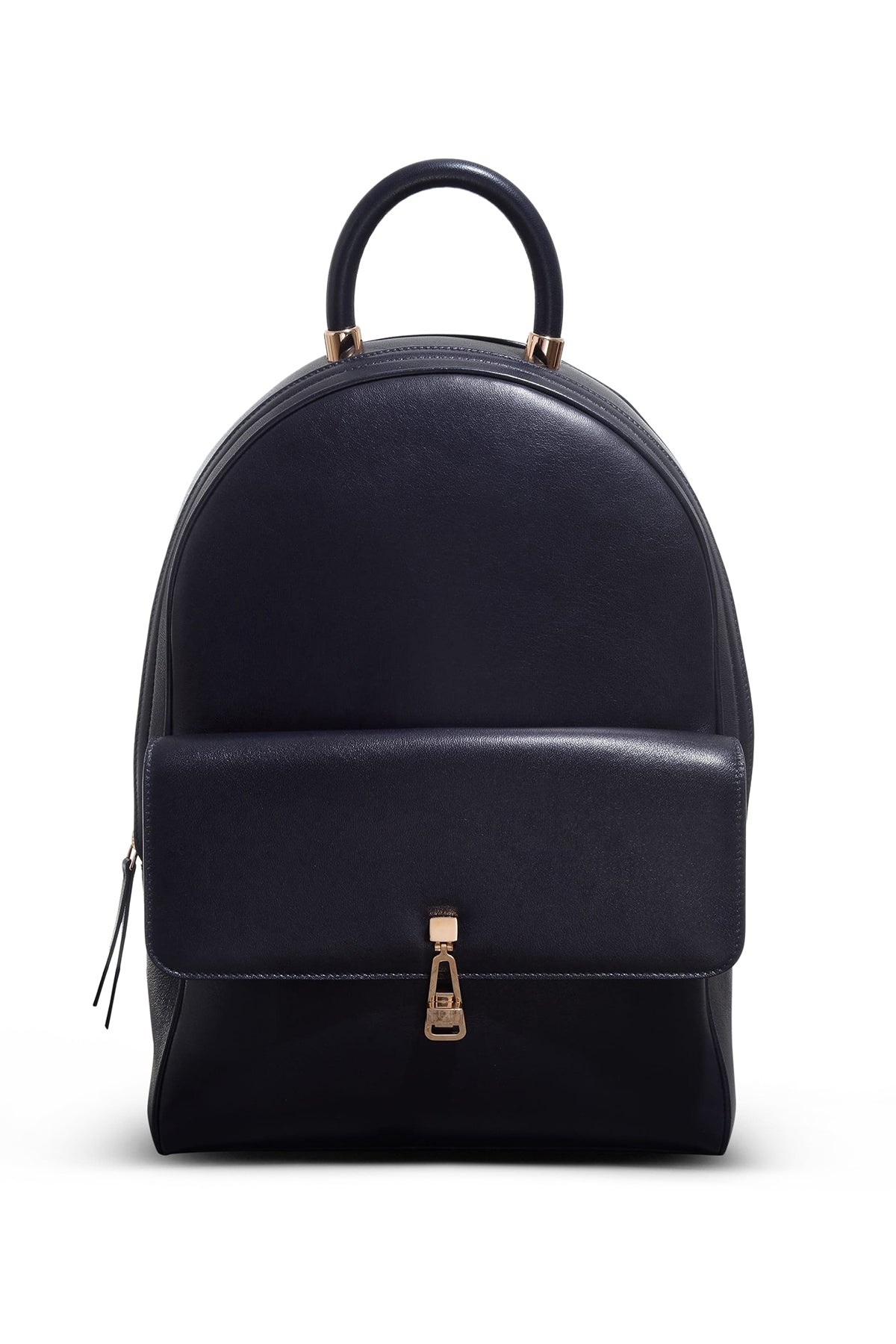 Billie Backpack in Navy Nappa Leather - 2