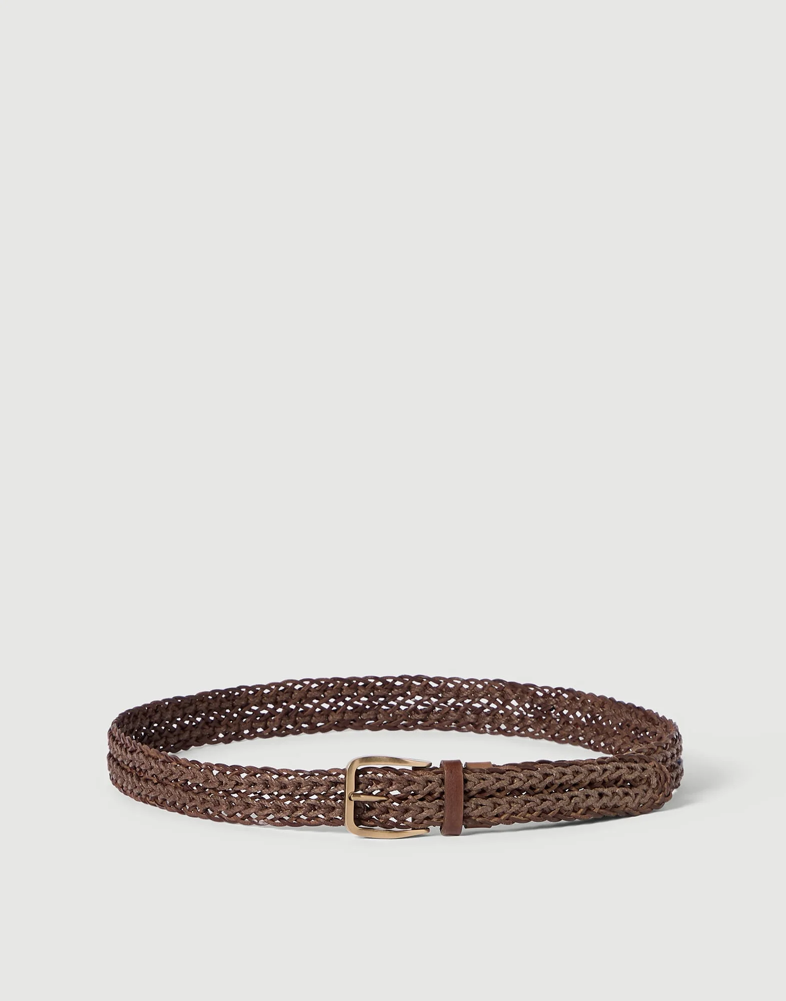 Braided calfskin belt - 1